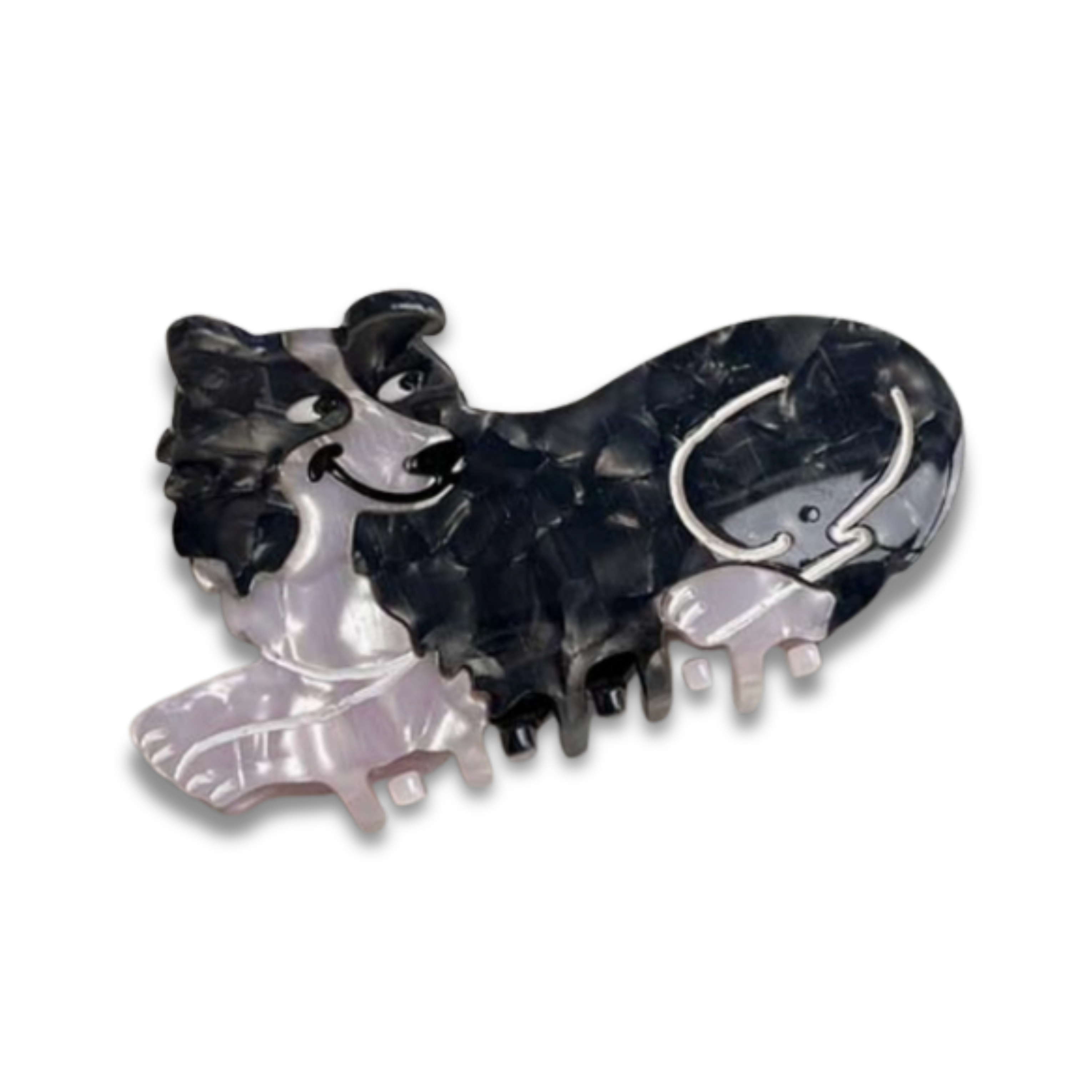 Border Collie Hair Claw Clip
