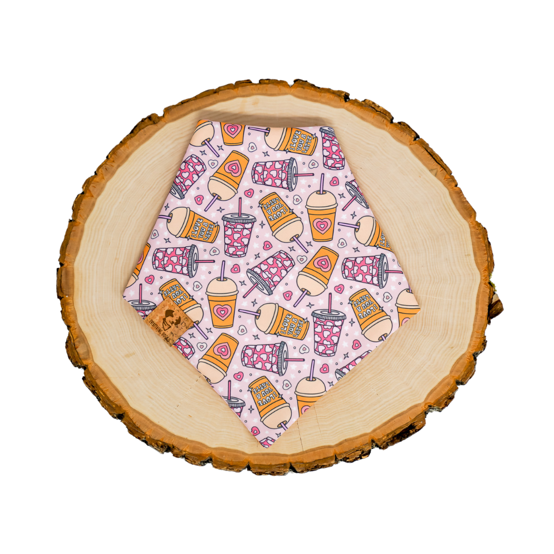 I Love You a Latte - Bandana