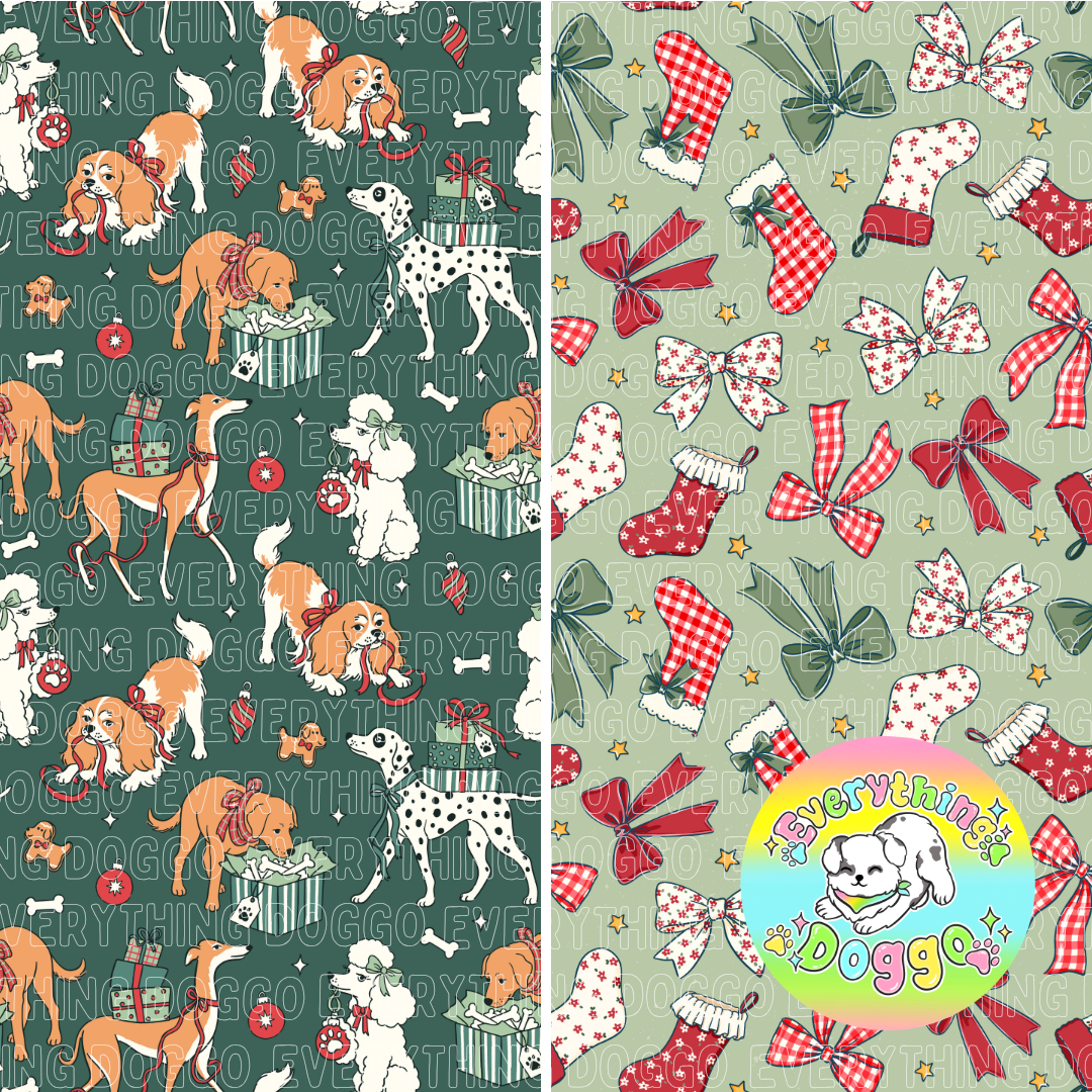 Christmas Traditions - Bandana (Reversible)