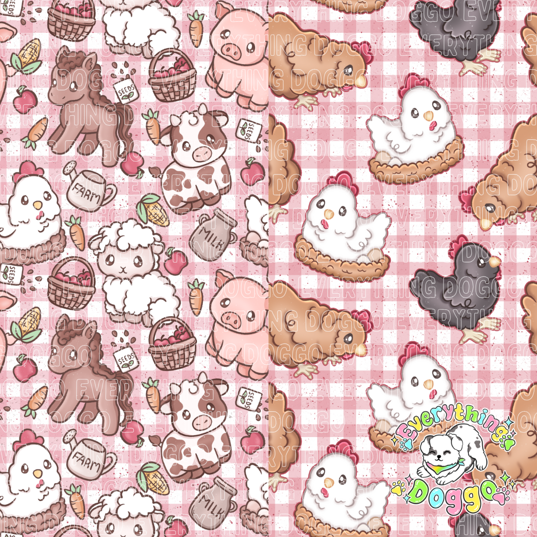 Farm Animals - Bandana (Reversible)