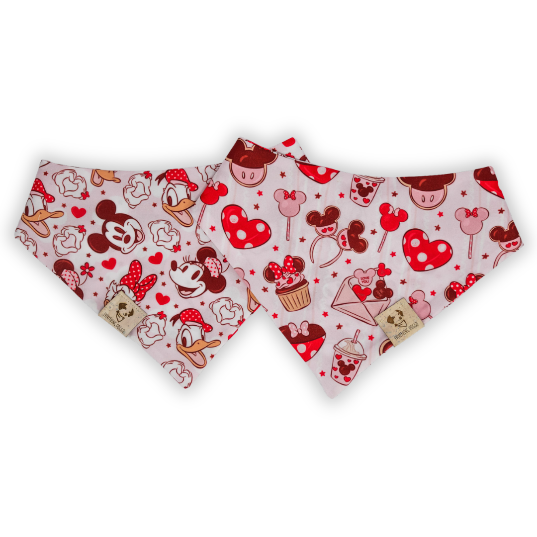 Mickey’s Sweethearts - Single Snap Bandana (Reversible)