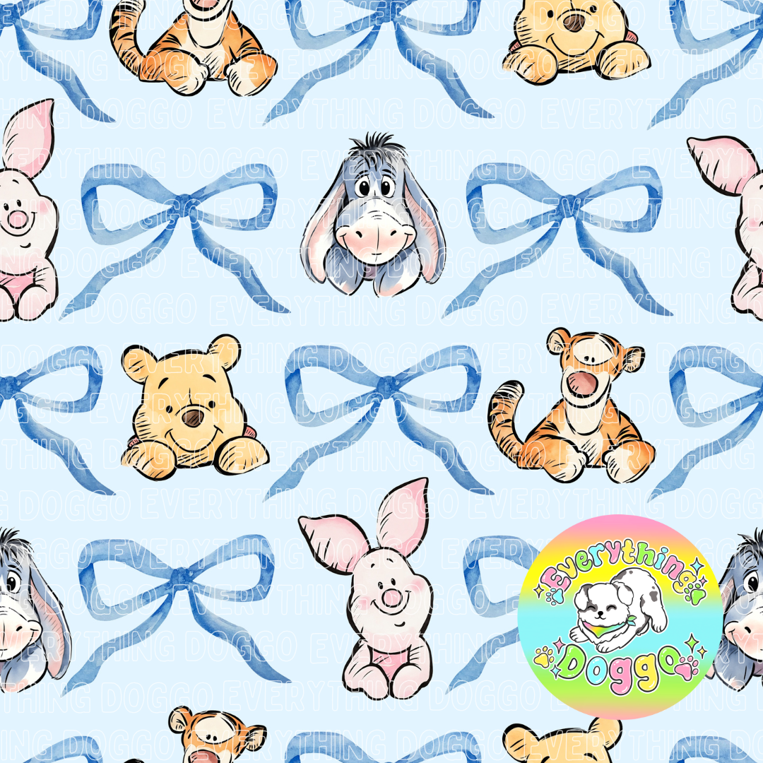 Baby Blue Bear - Bandana