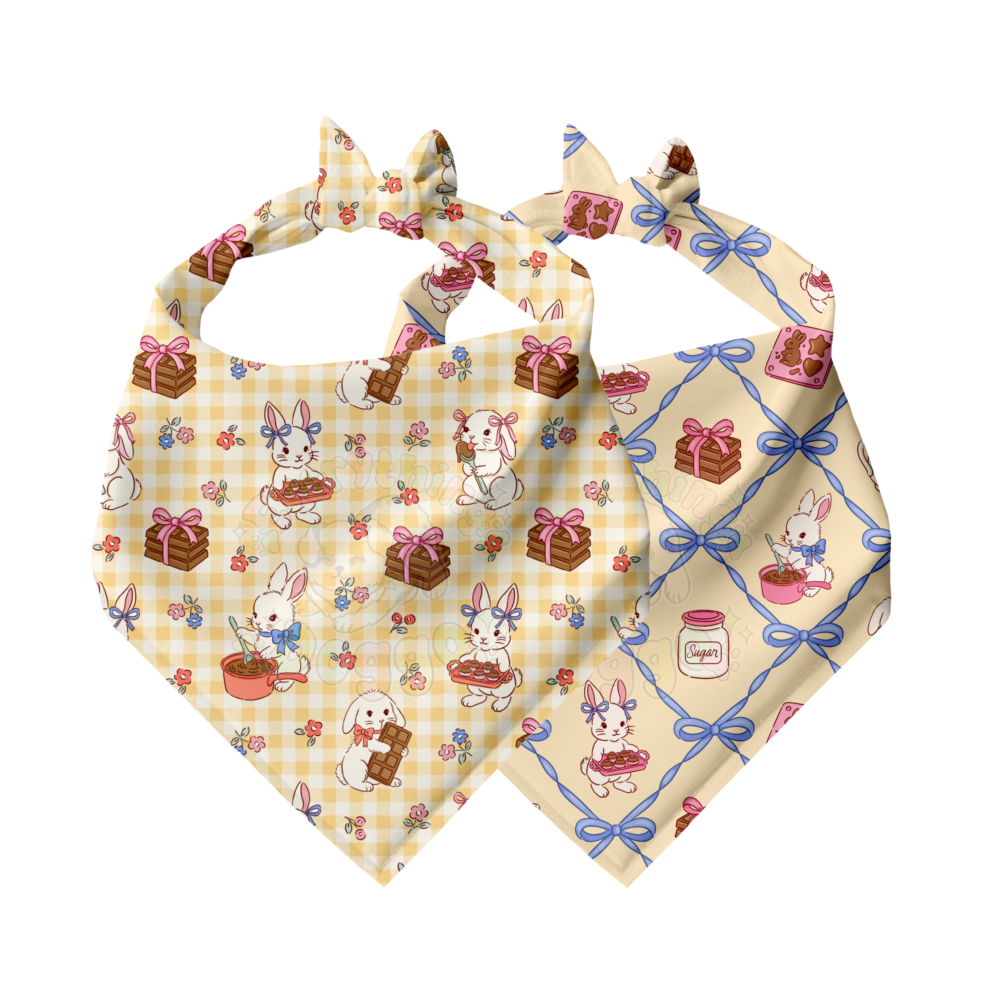 Chocolate Bunny Bakery - Bandana (Reversible)