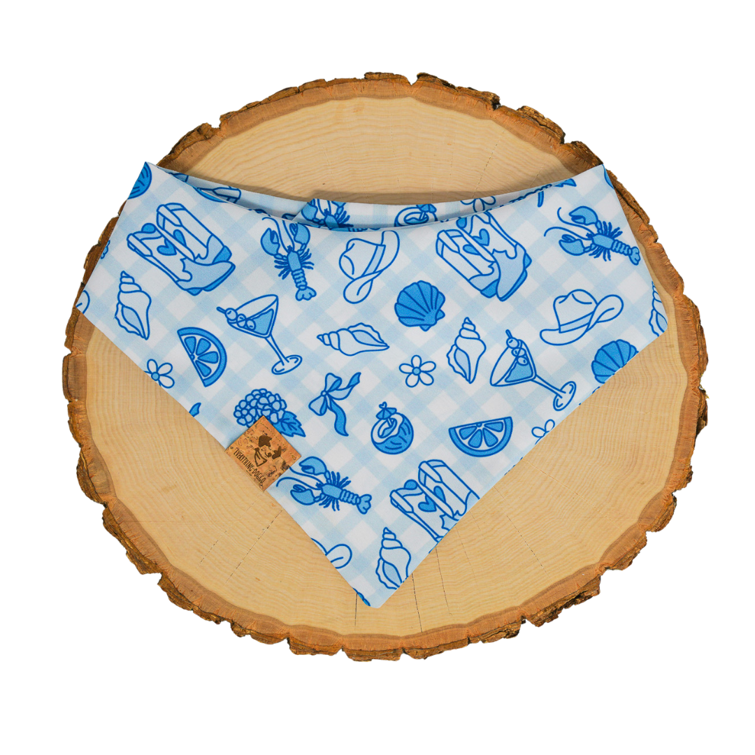 Blue Coastal Cowgirl - Bandana
