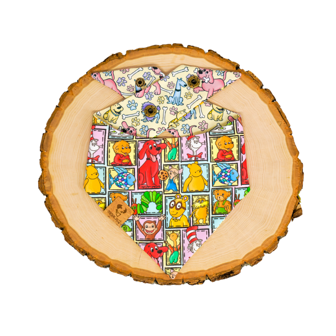 Book Mashup - Bandana (Reversible)