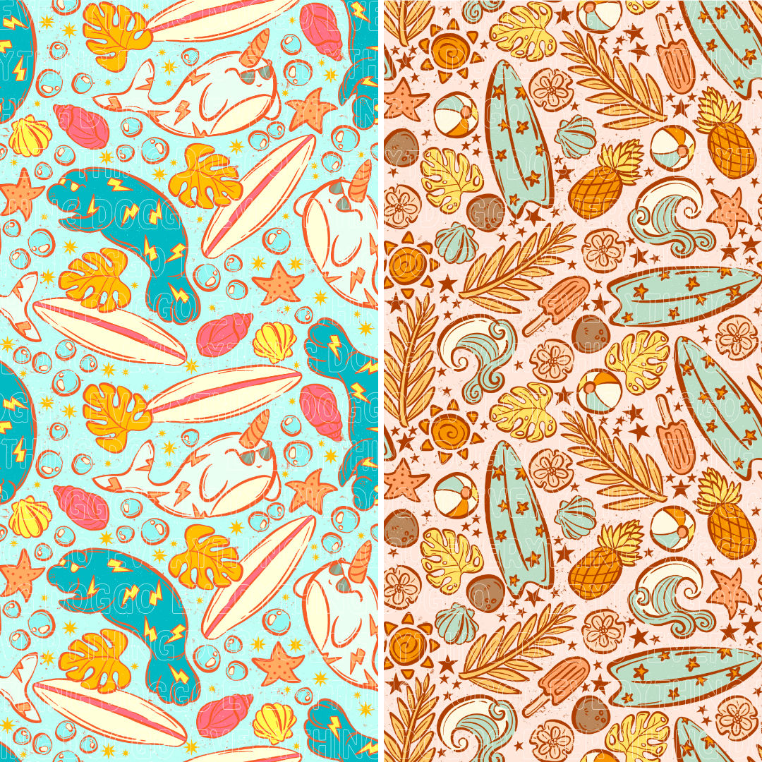 Rad Sea - Active Snap On Bandana (Reversible)