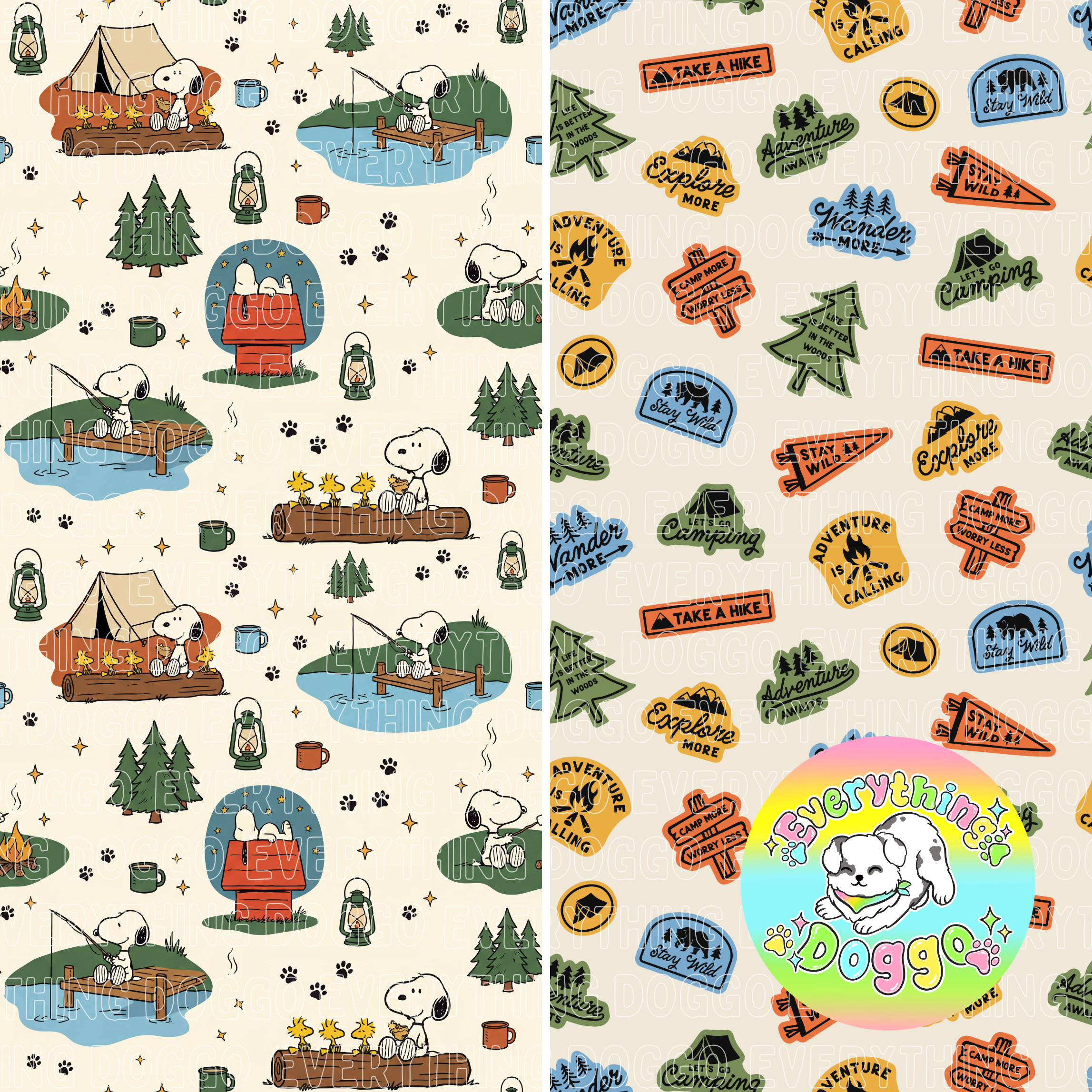 Camp Snoops - Bandana (Reversible)