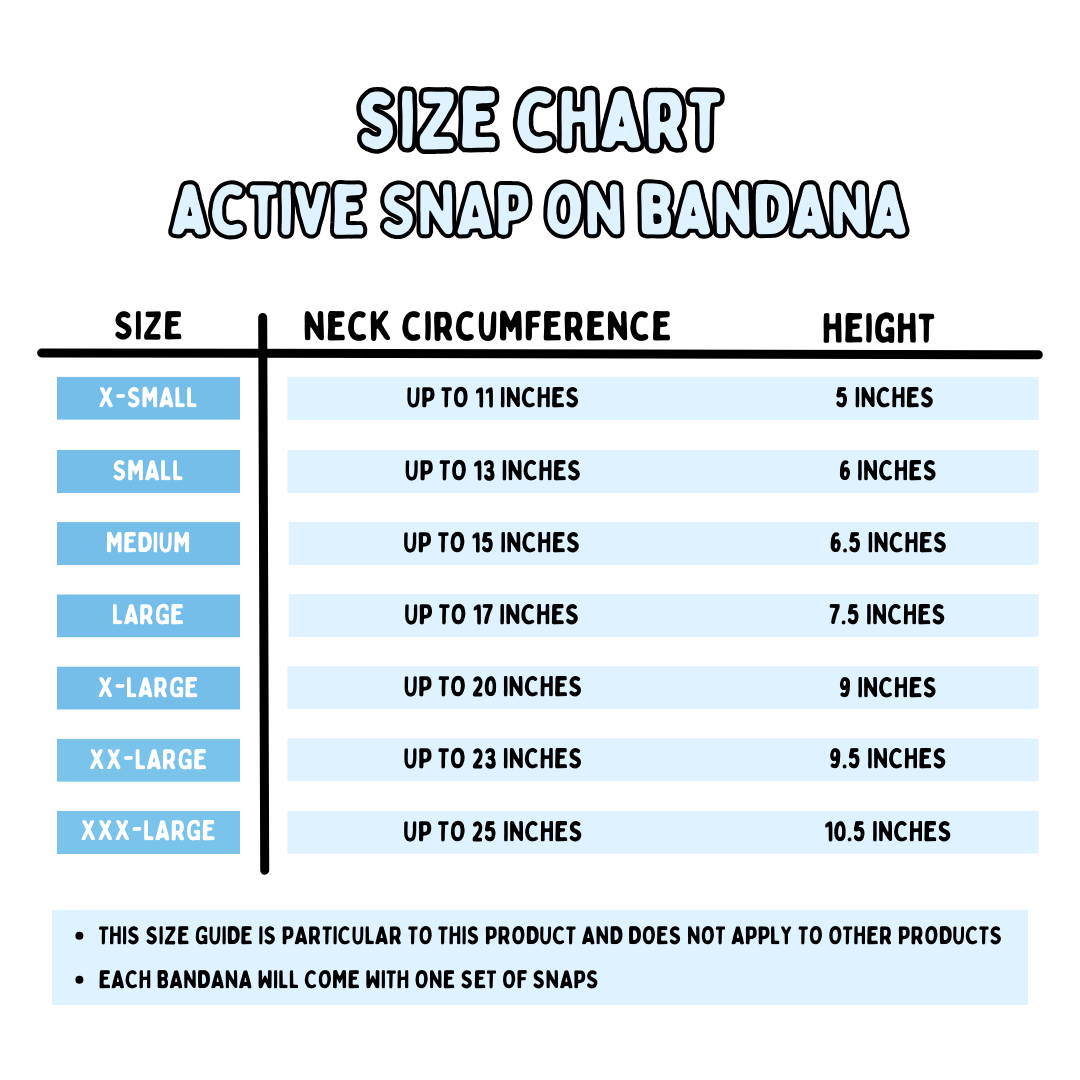 April Showers - Active Snap On Bandana (Reversible)