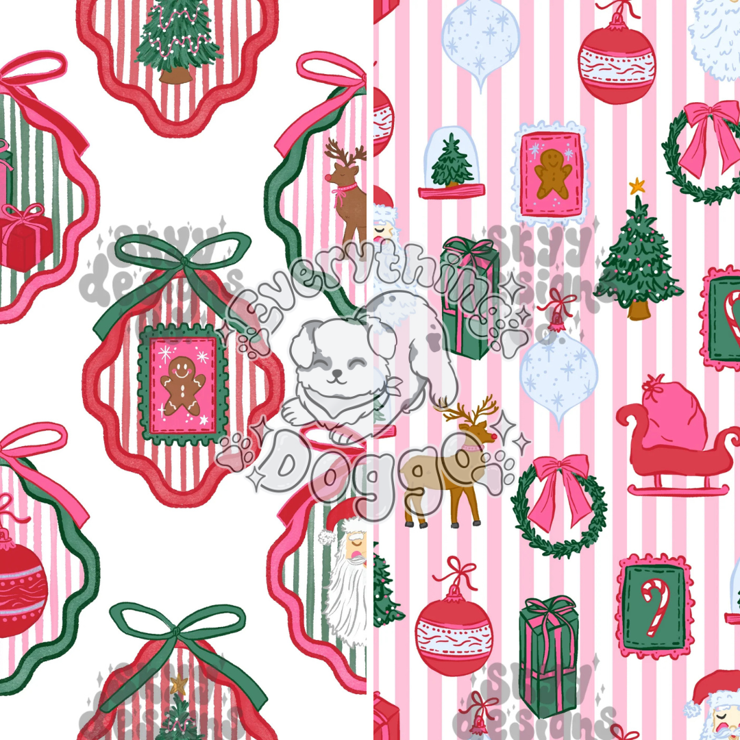 Pink Noel (Christmas Mystery #1) - Bandana (Reversible)