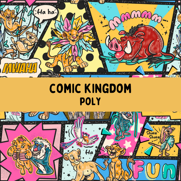 Comic Kingdom - Classic Tie On Bandana