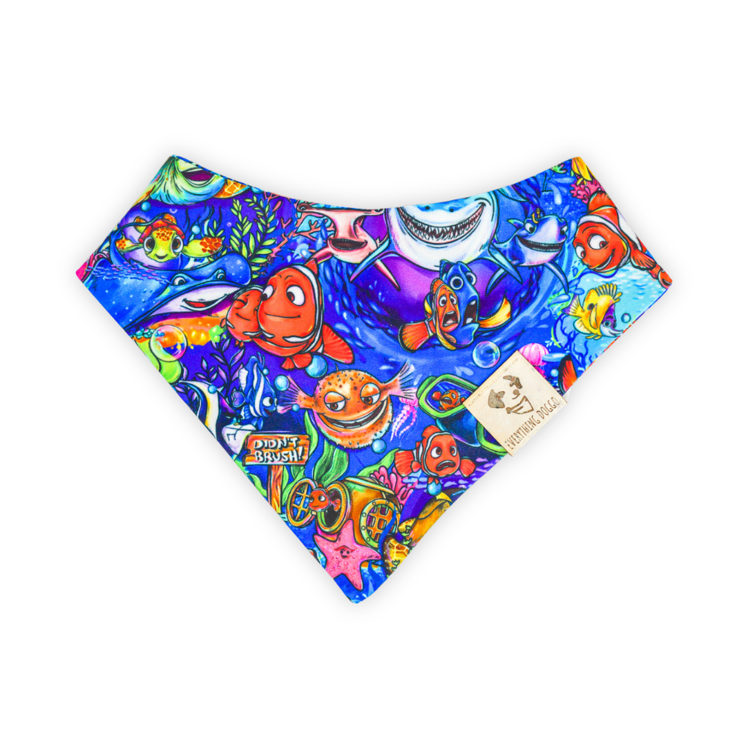 Fish Are Friends - Active Snap On Bandana (Reversible)