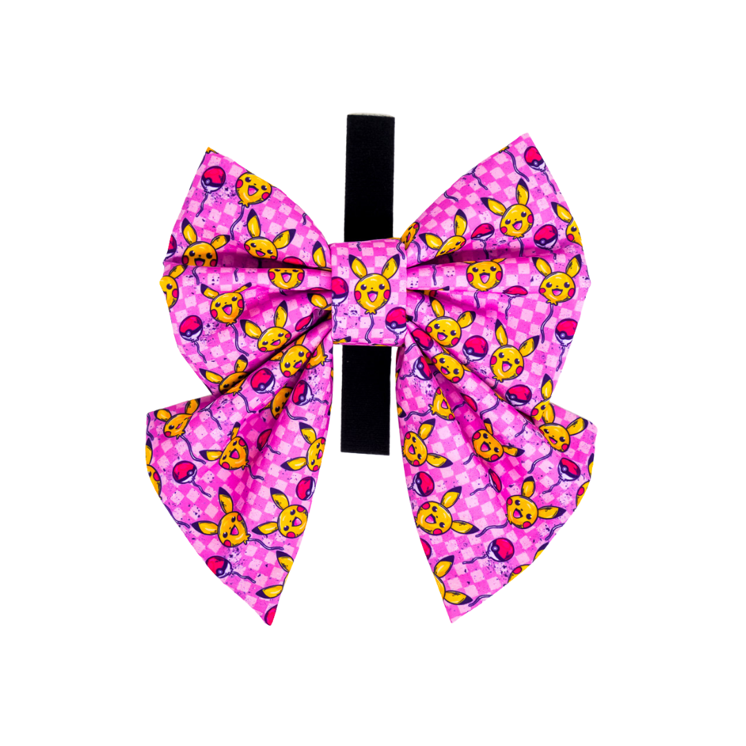Pika Balloons (Pink) - Bow