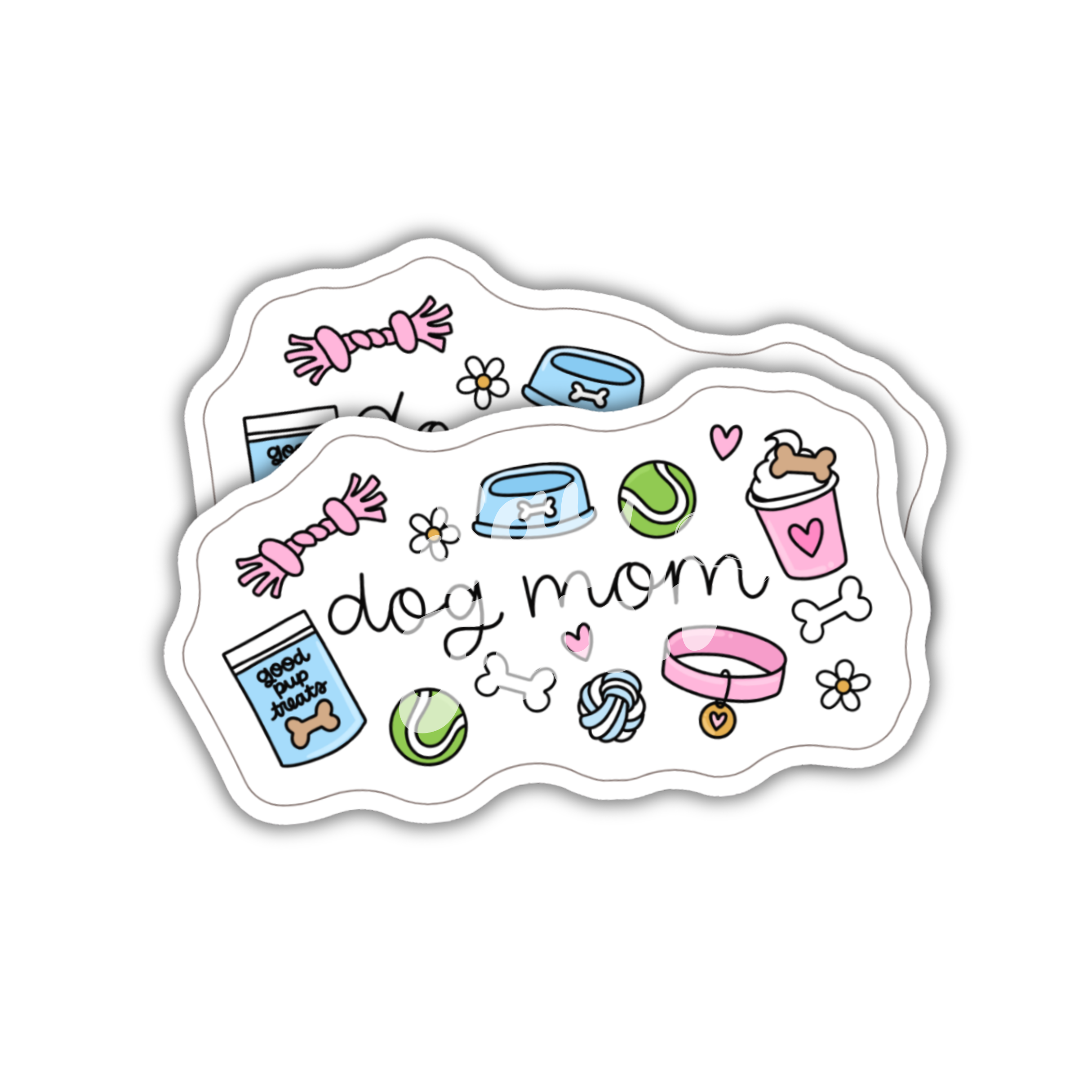 Dog Mom - Water-Resistant Sticker