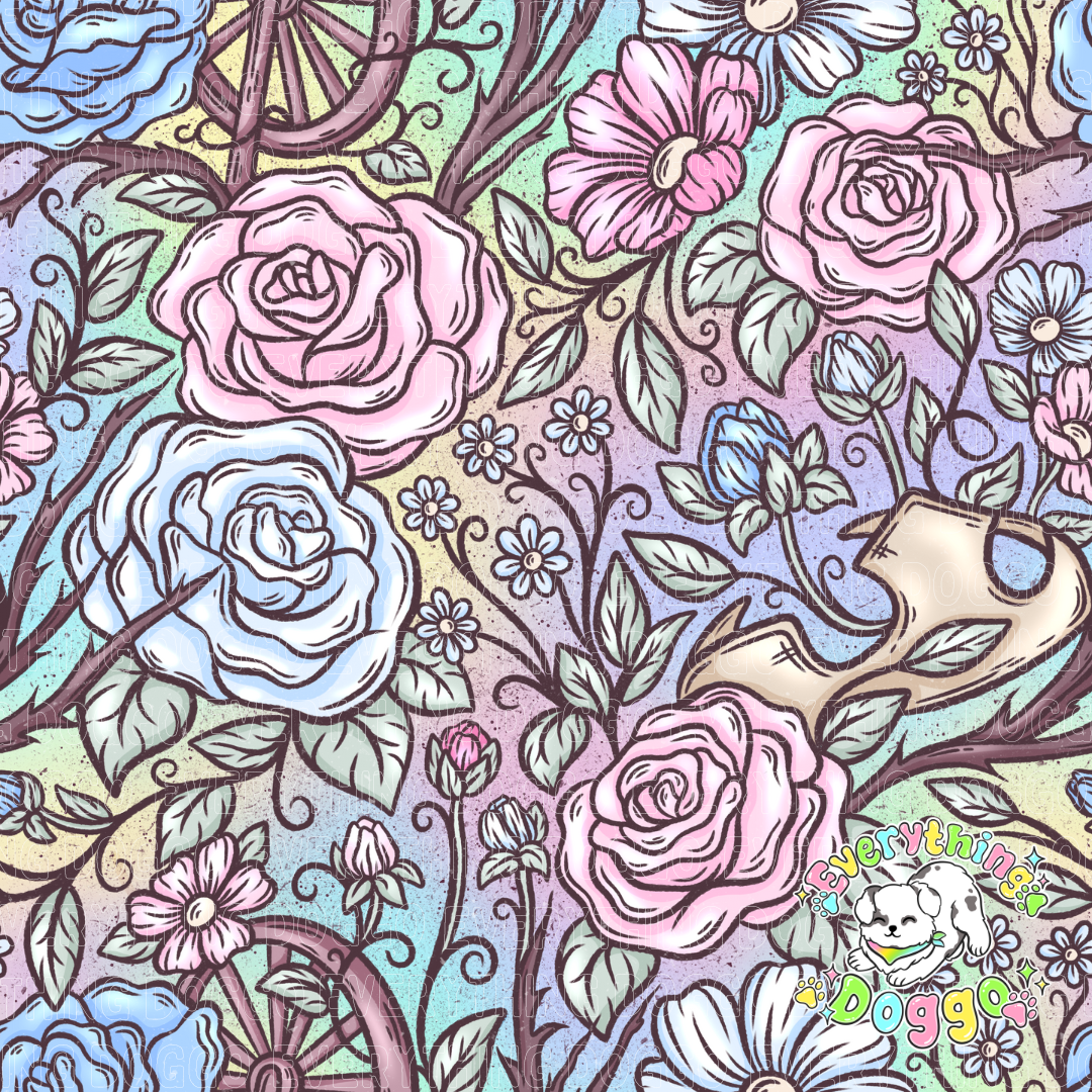 Sleeping Princess Floral - Bandana