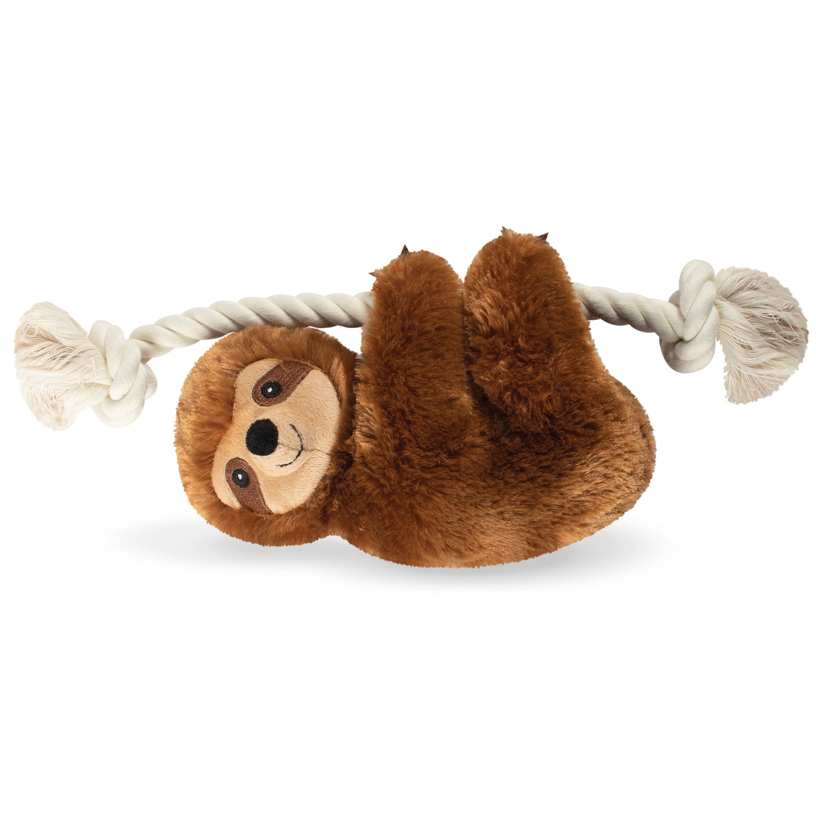 Brown Sloth Plush Dog Toy