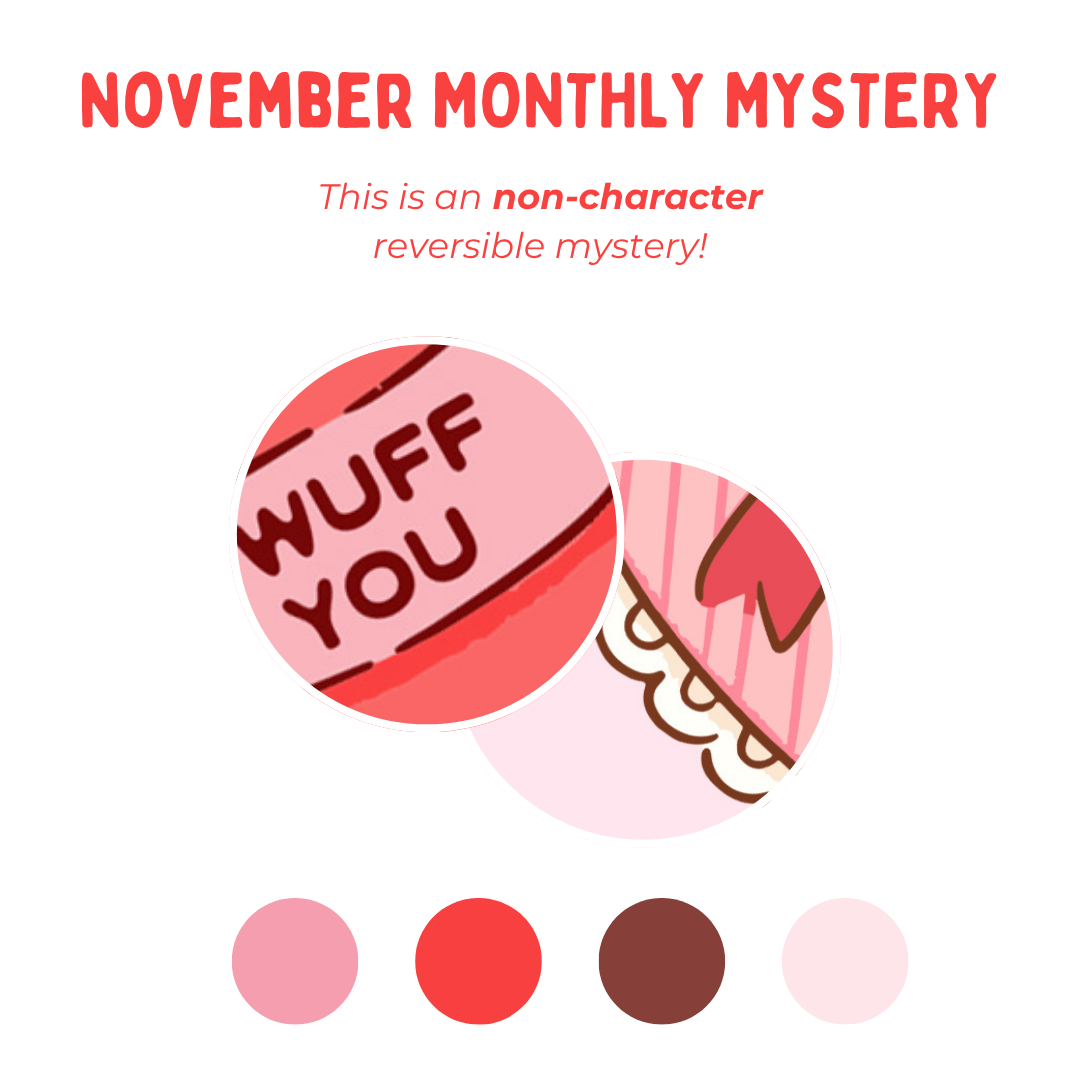 Pupcakes and Kisses (November Monthly Mystery) - Bandana