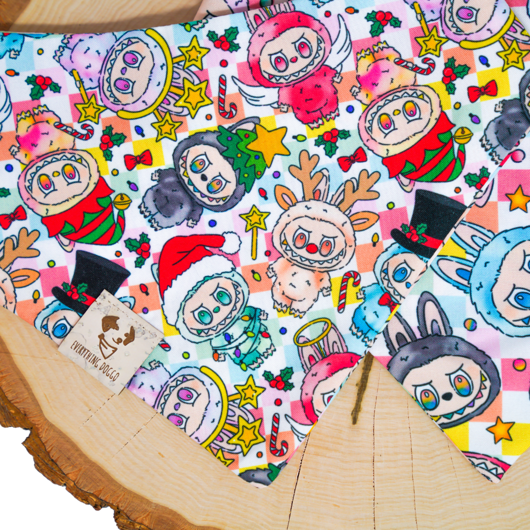 Christmas Bubu - Single Snap Bandana (Reversible)