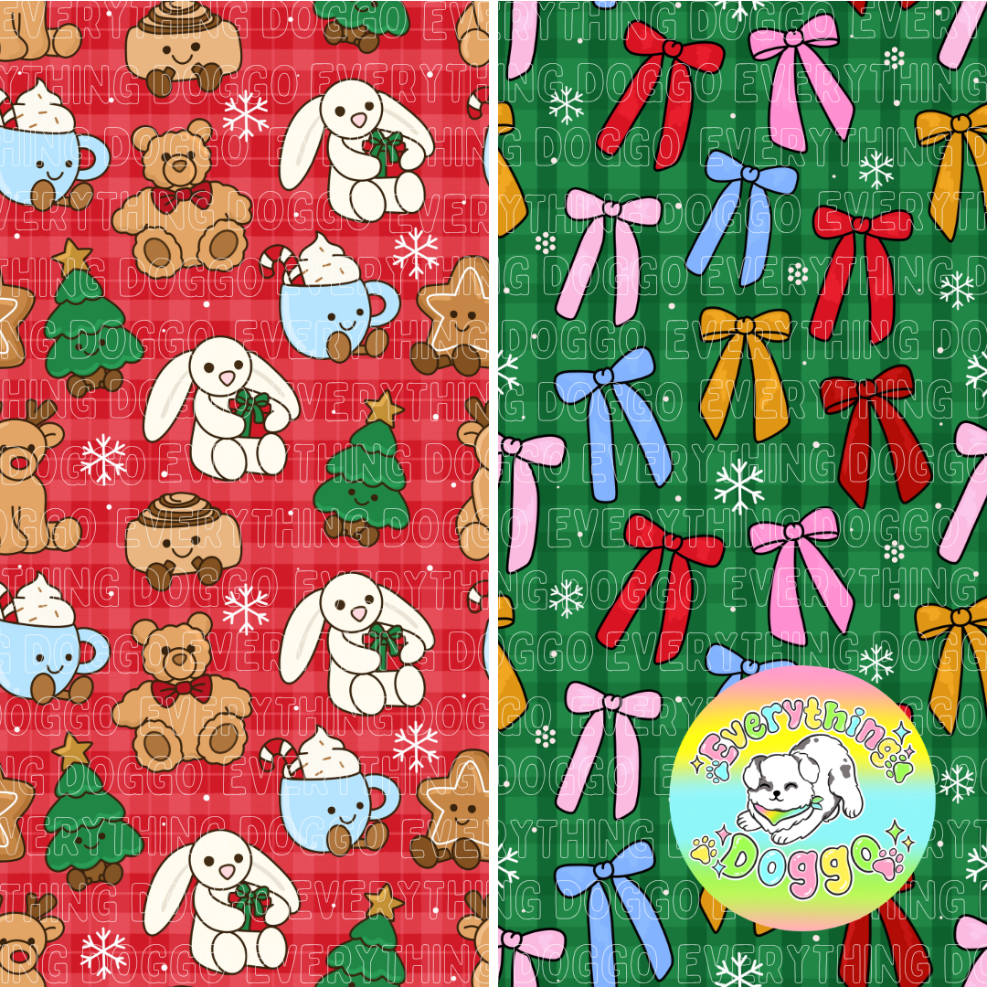 Very Merry Snuggles - Bandana (Reversible)