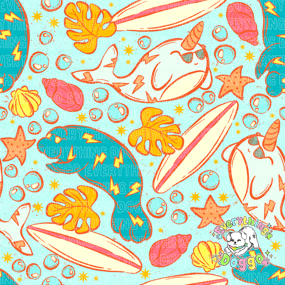 Rad Sea - Active Snap On Bandana (Reversible)