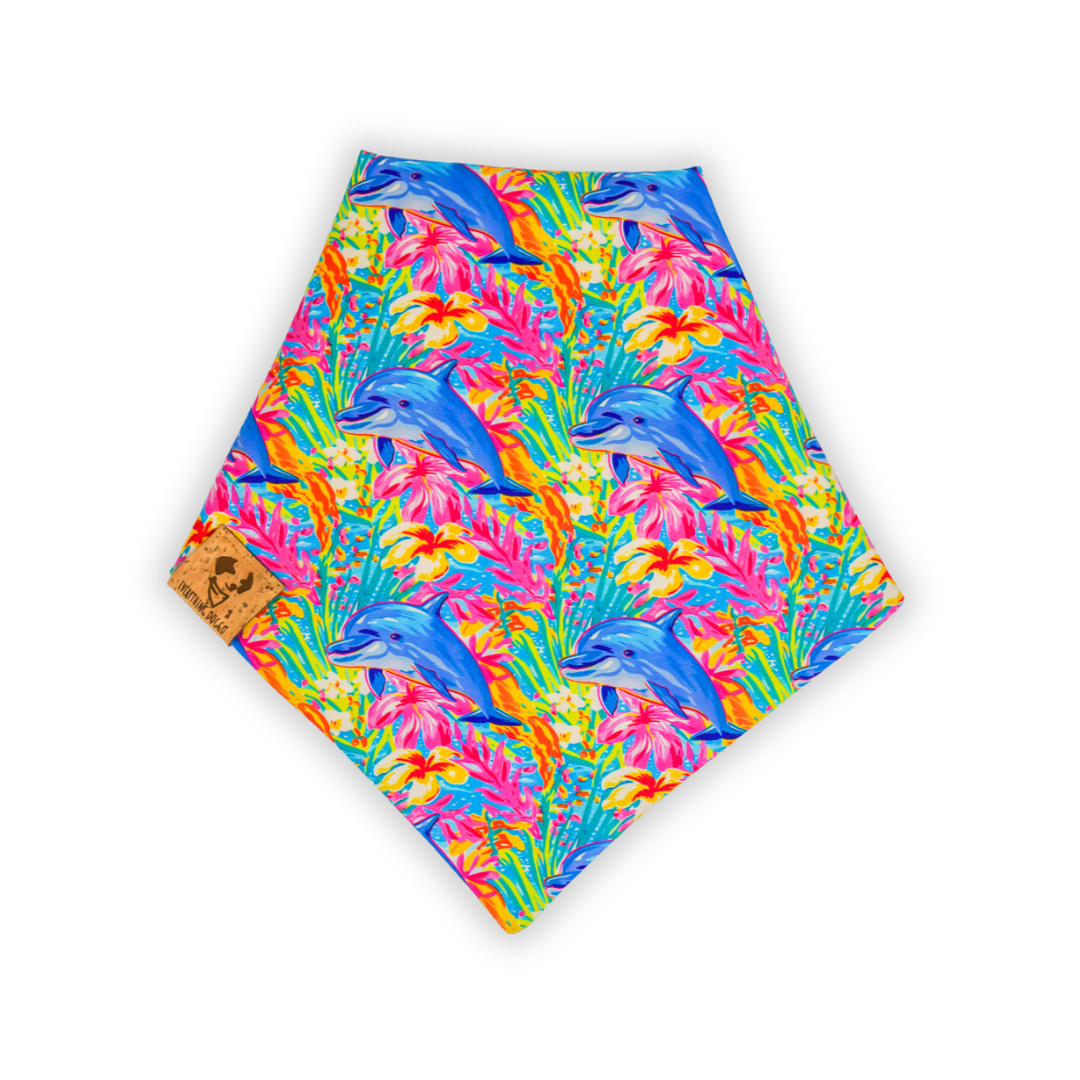 Preppy Ocean Life - Bandana (Custom Reversible)