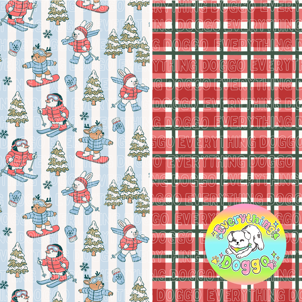 Fresh Powder - Active Snap On Bandana (Reversible)