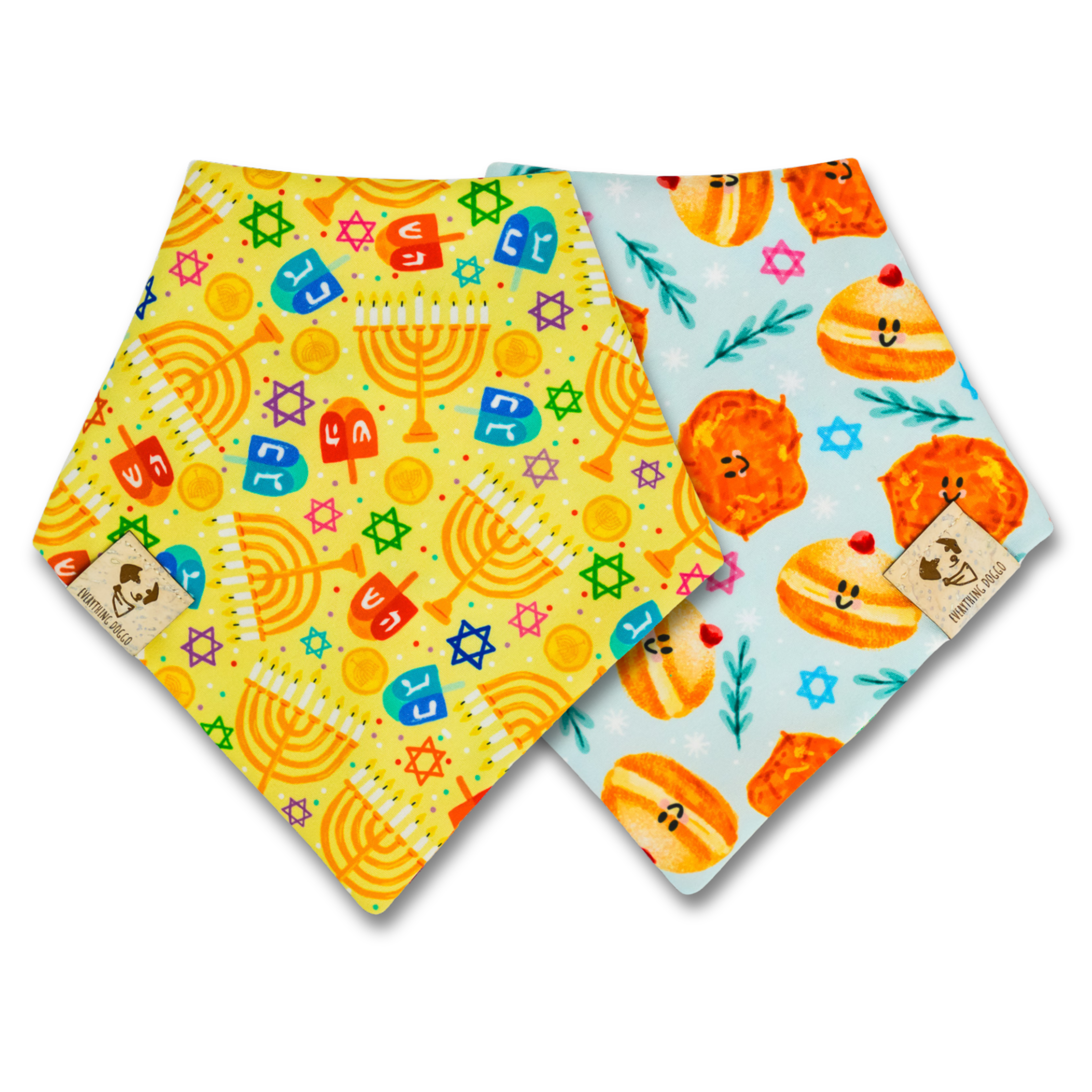 Happy Paw-nukkah - Bandana (Reversible)