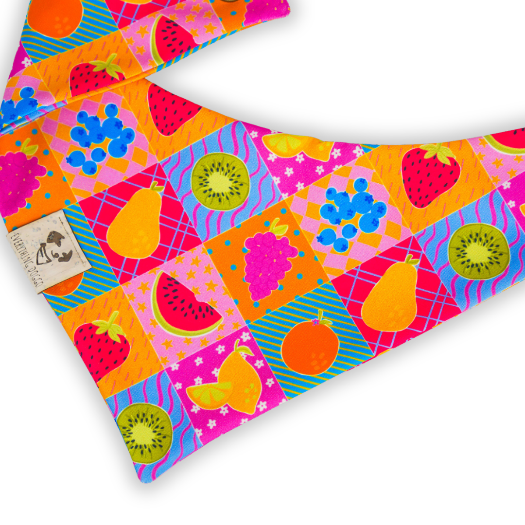 Fruity Patches - Active Snap On Bandana