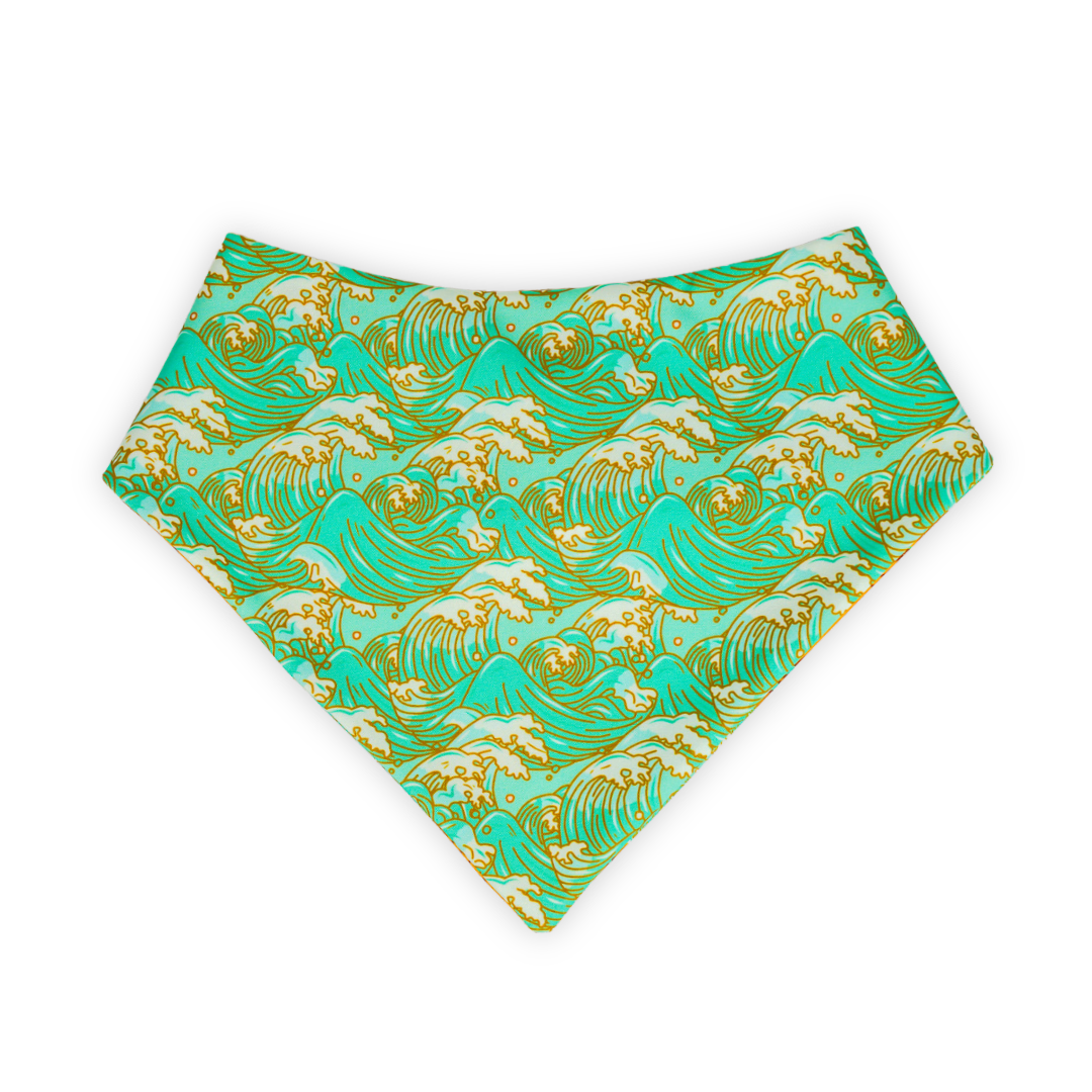 Summer Waves - Active Snap On Bandana (Reversible)