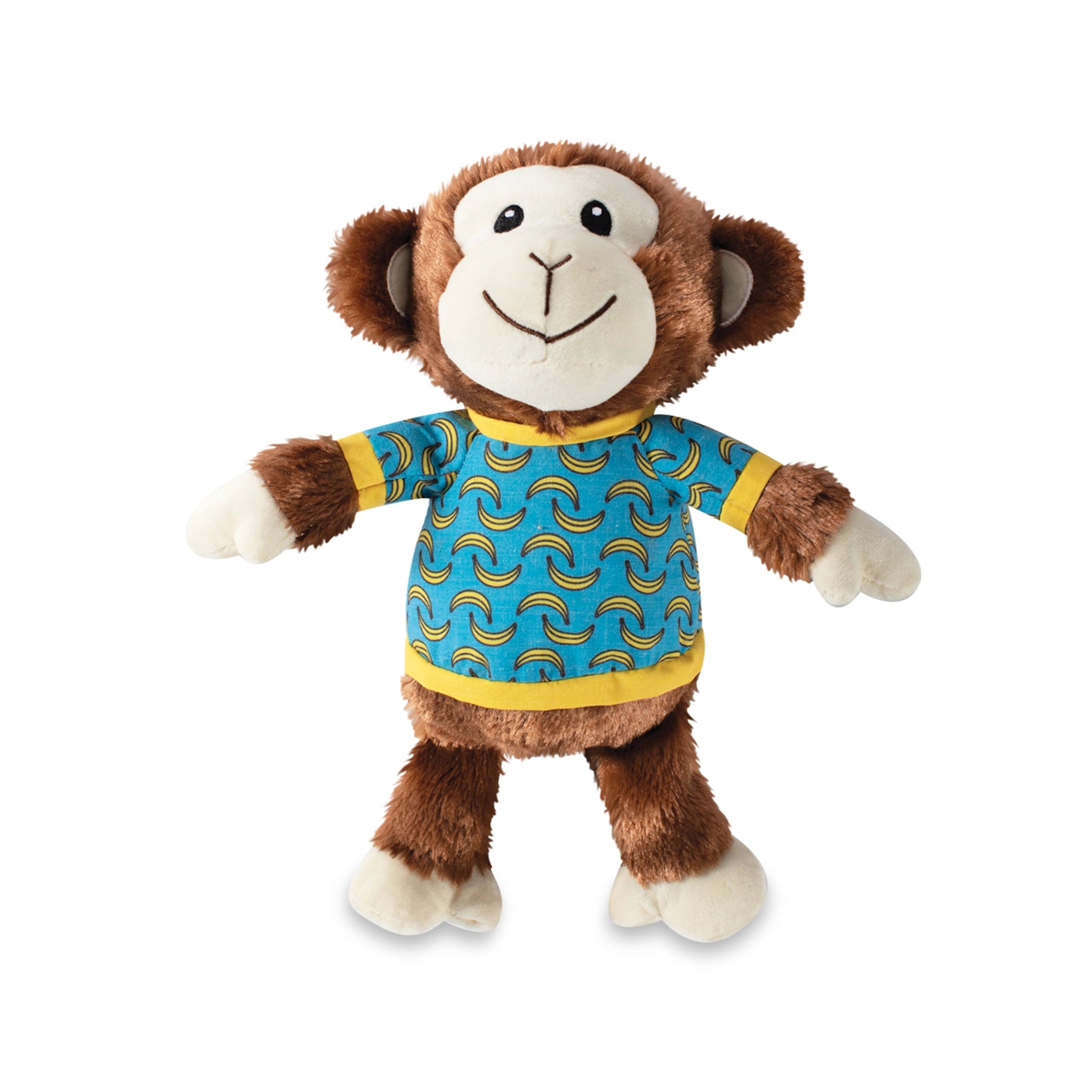 Monkey Bananas Plush Dog Toy