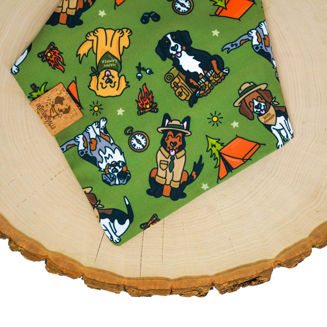 Happy Camper - Bandana (Reversible)