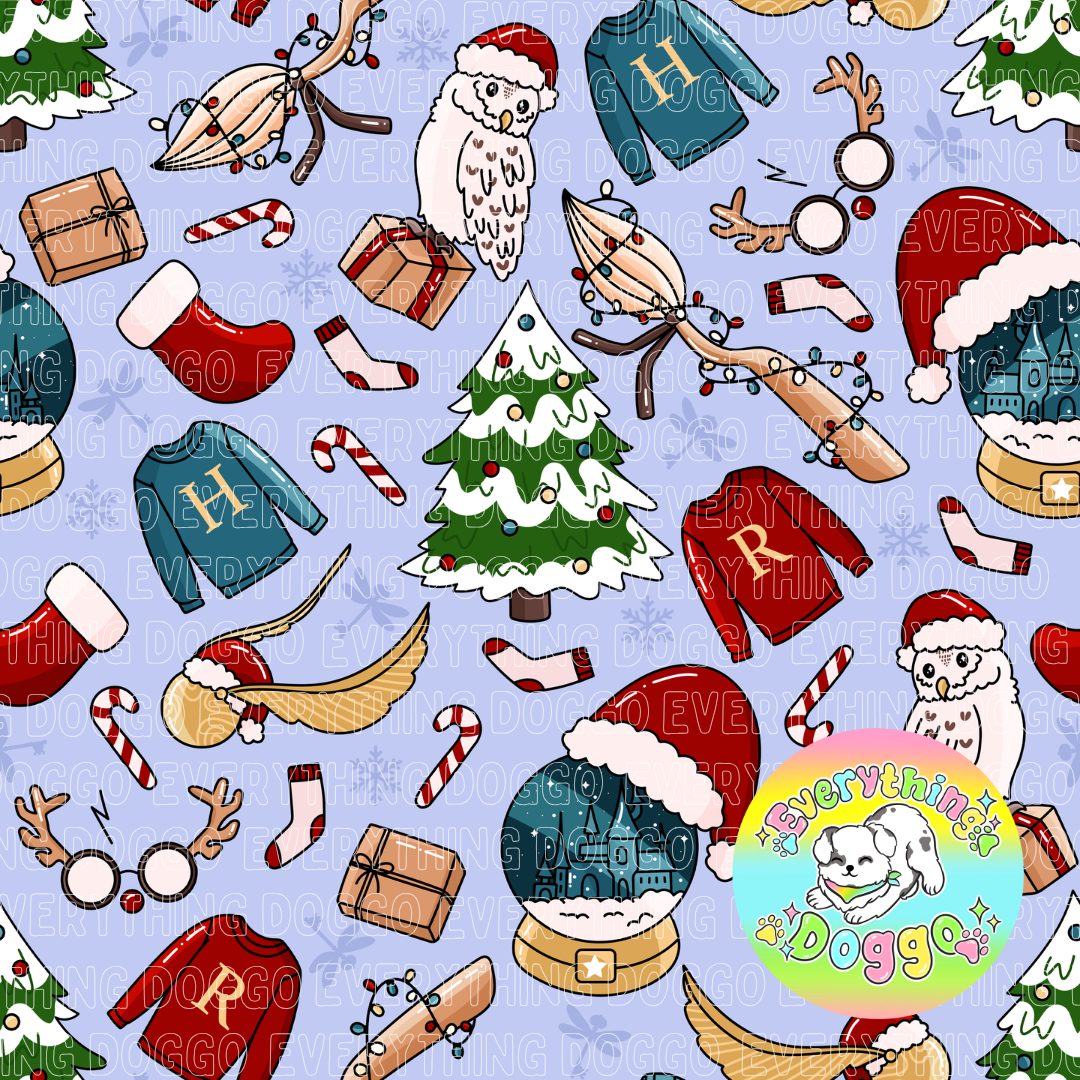 Wizard Christmas (Christmas Mystery #5) - Bandana (Reversible)