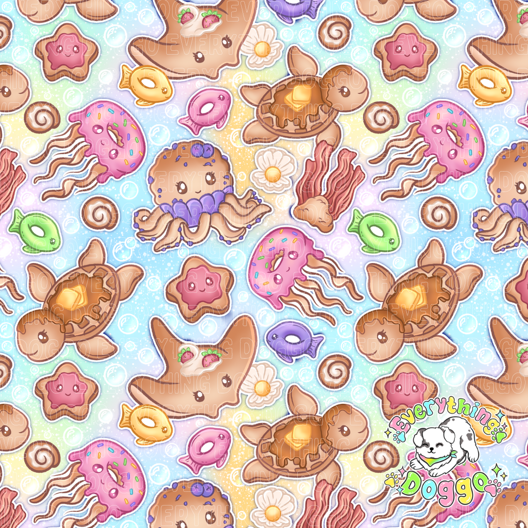 Breakfast Sea Foodies - Bandana