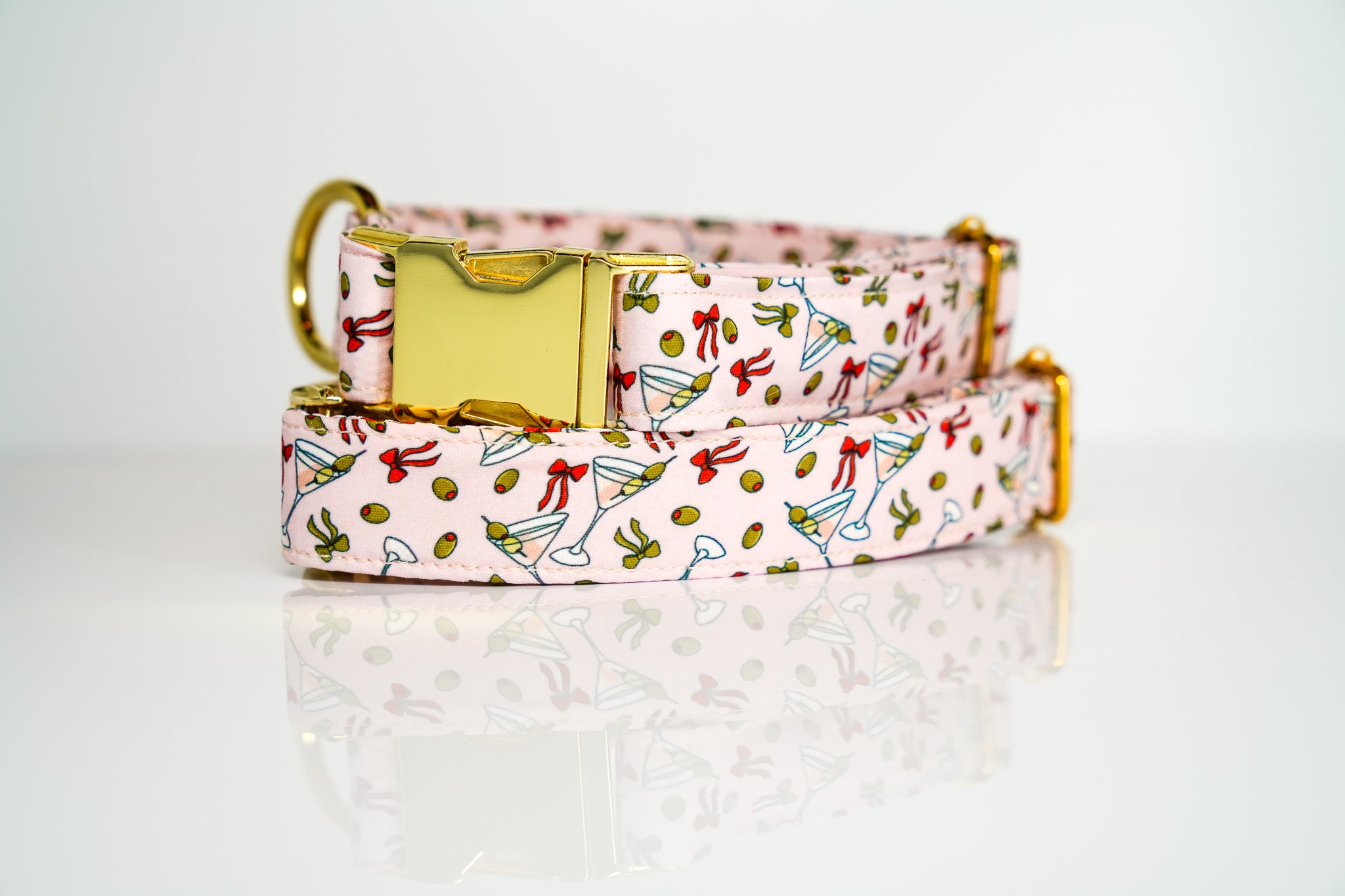 Olive Martini Dog Collar
