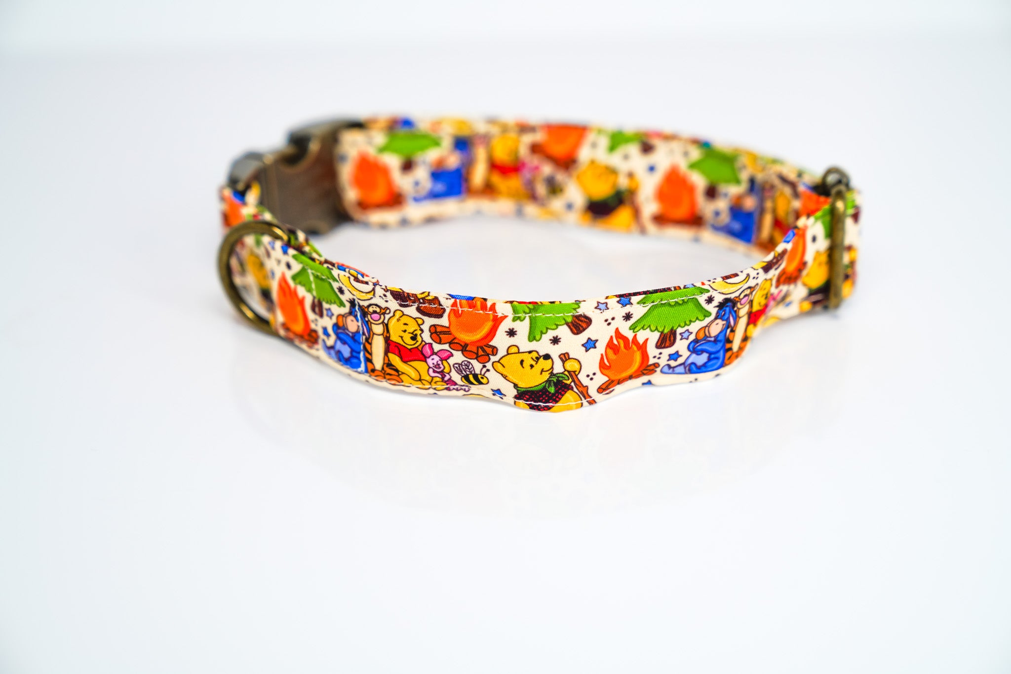 Camping Bear Dog Collar