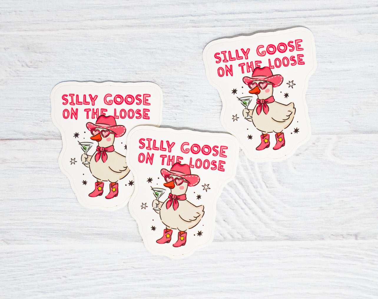 Silly Goose On The Loose - Sticker