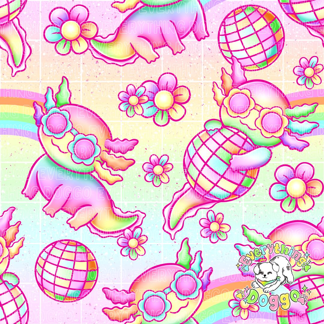 Disco Axolotls - Bandana