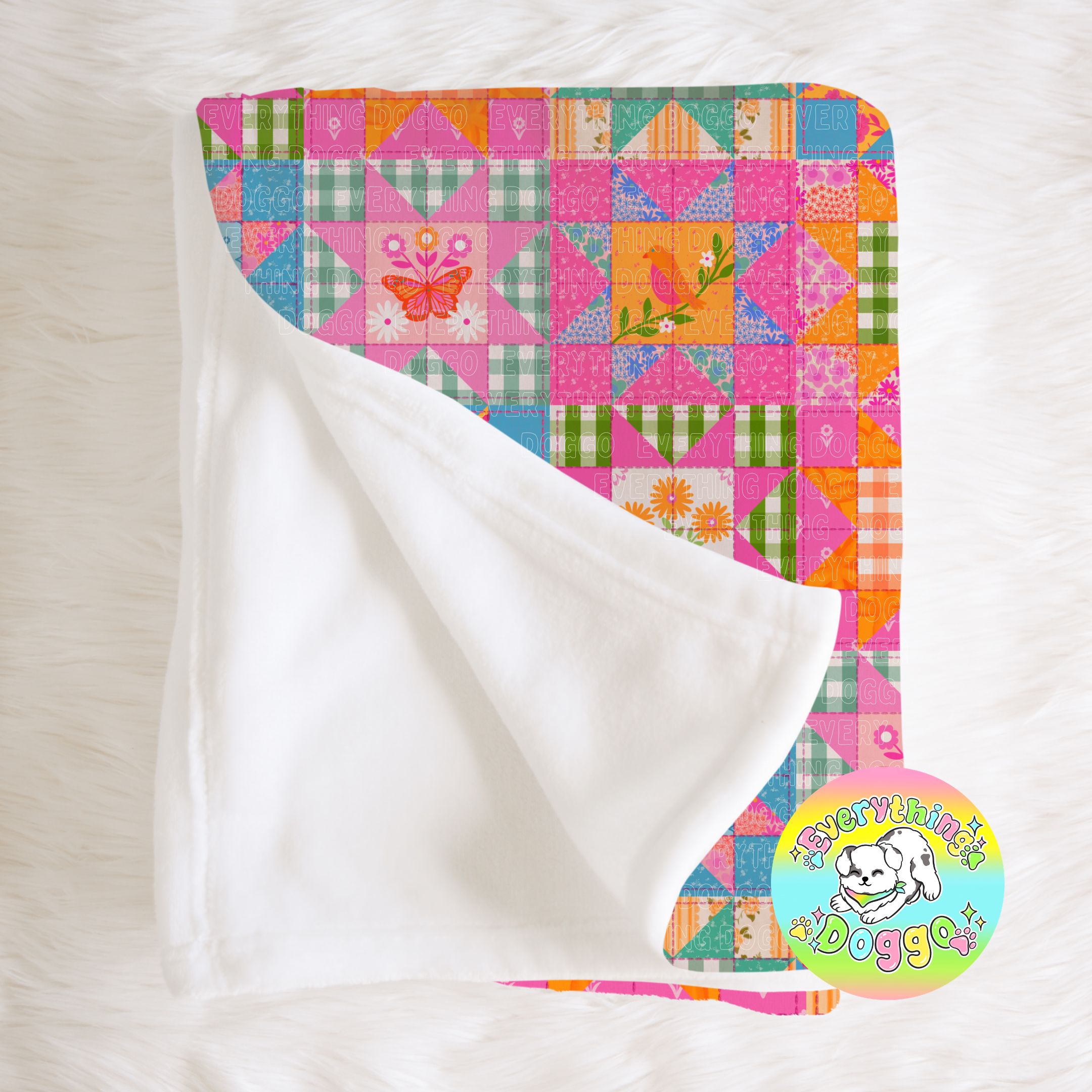 Spring Quilt - Minky Blanket