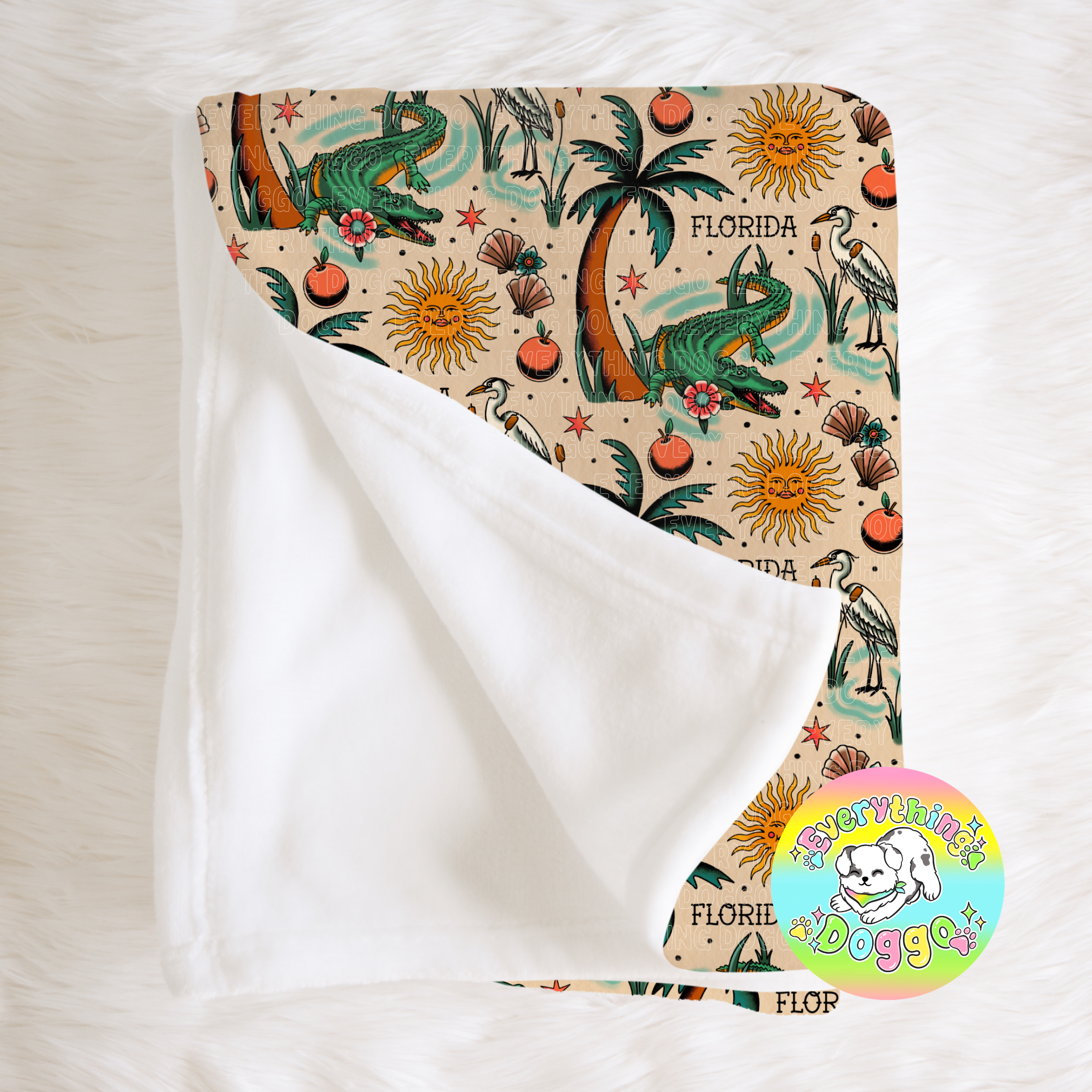 Florida Tats - Minky Blanket