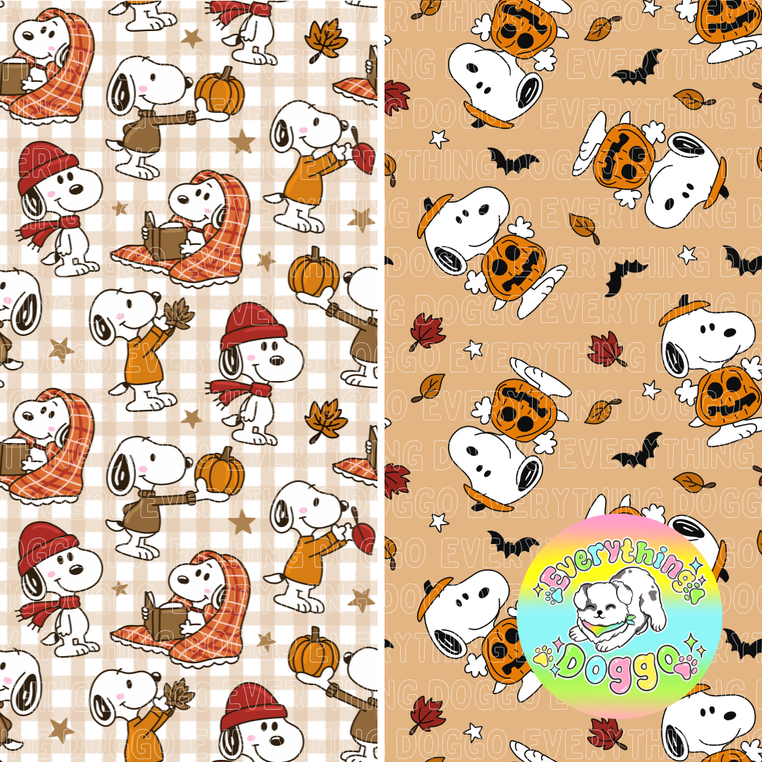 Fall Snoops - Bandana (Reversible)