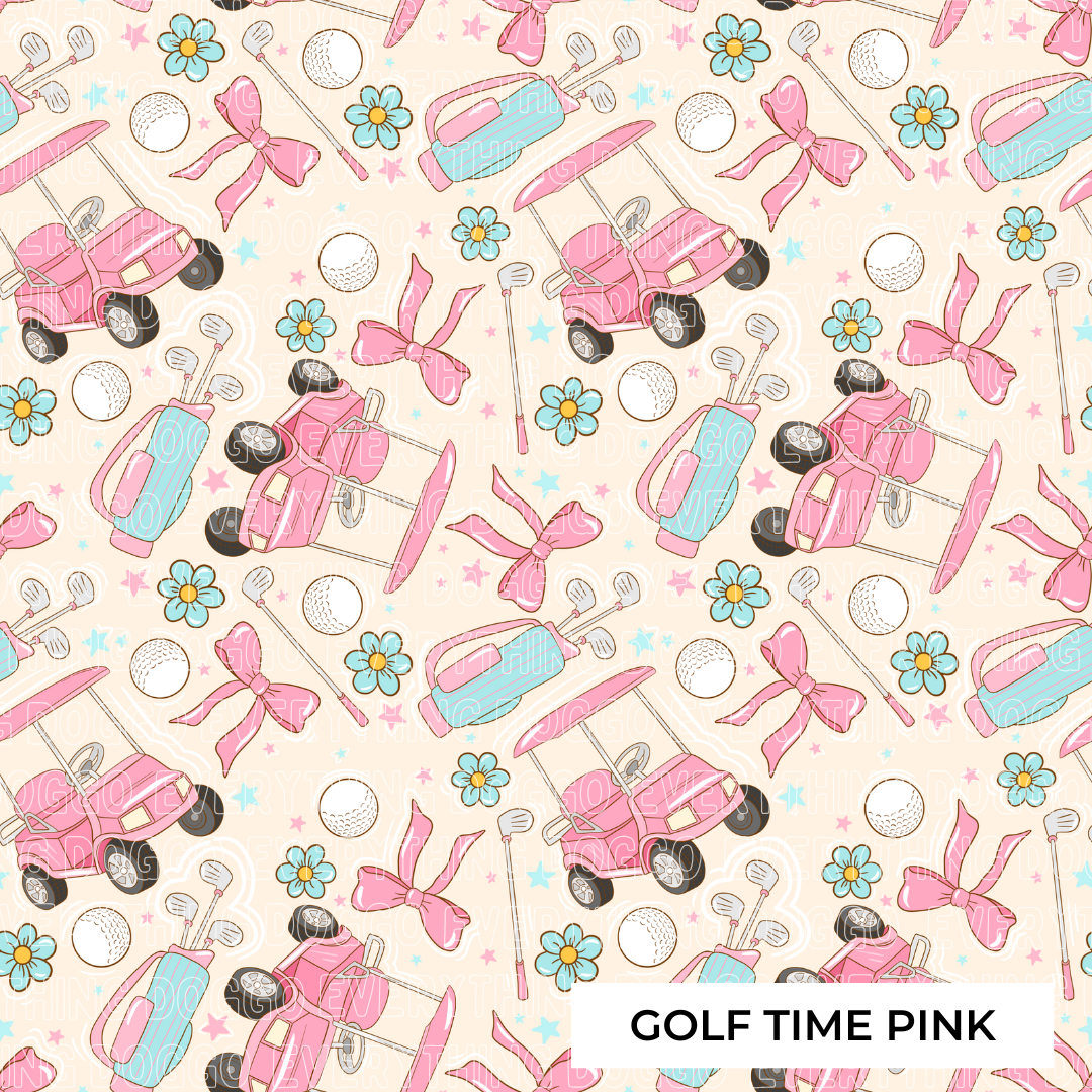 Girly Golf Time - Bandana