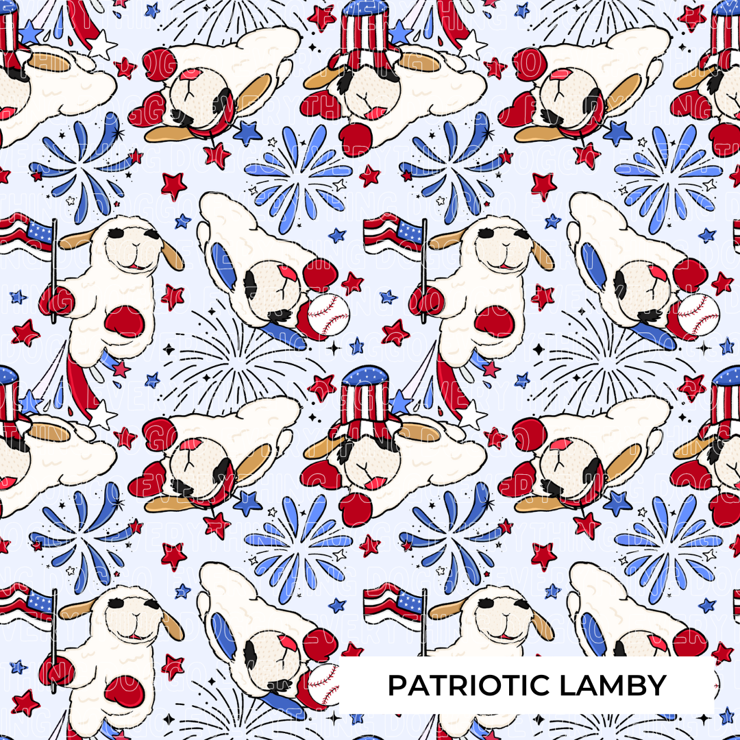 Patriotic Lamby - Bandana