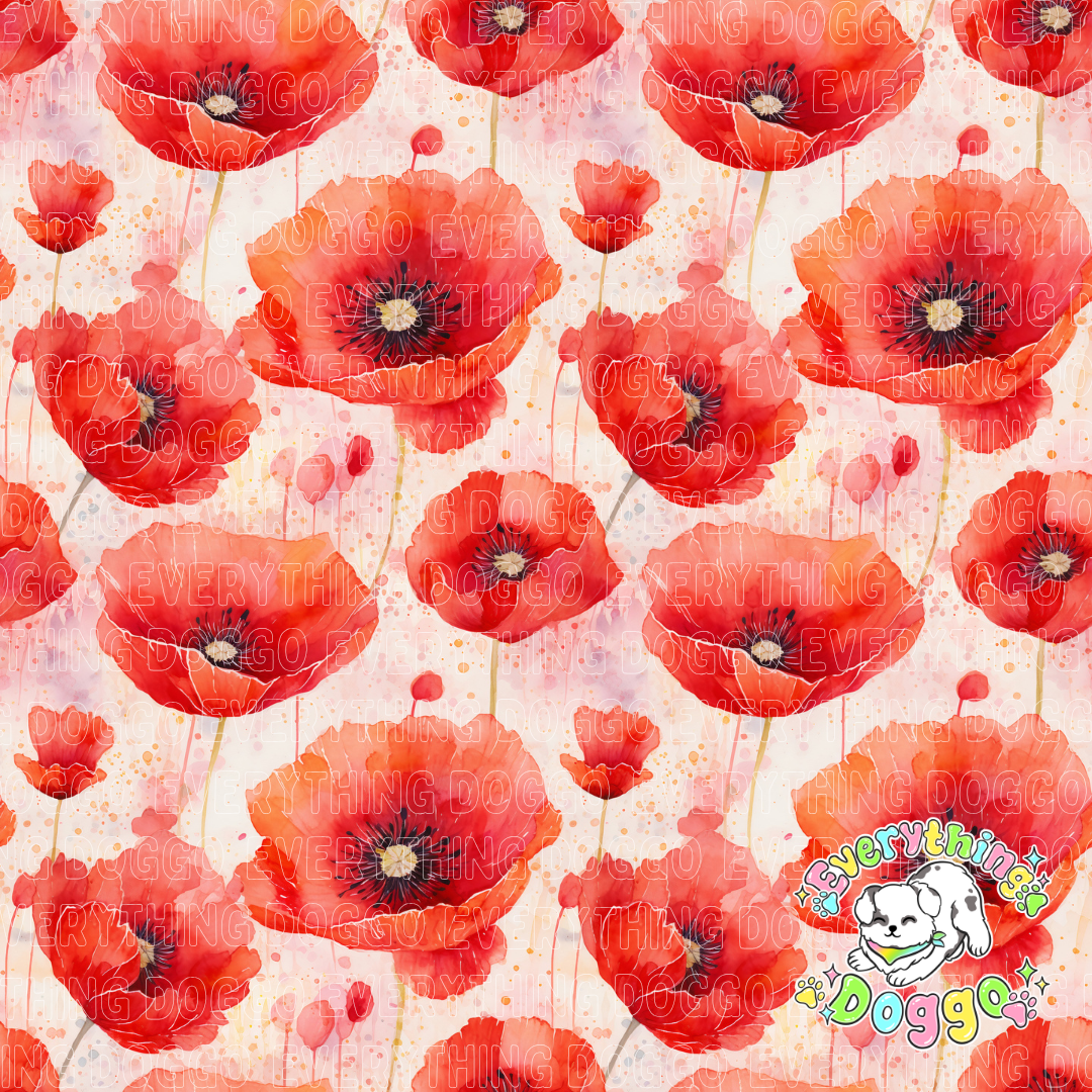 Red Poppies - Bandana