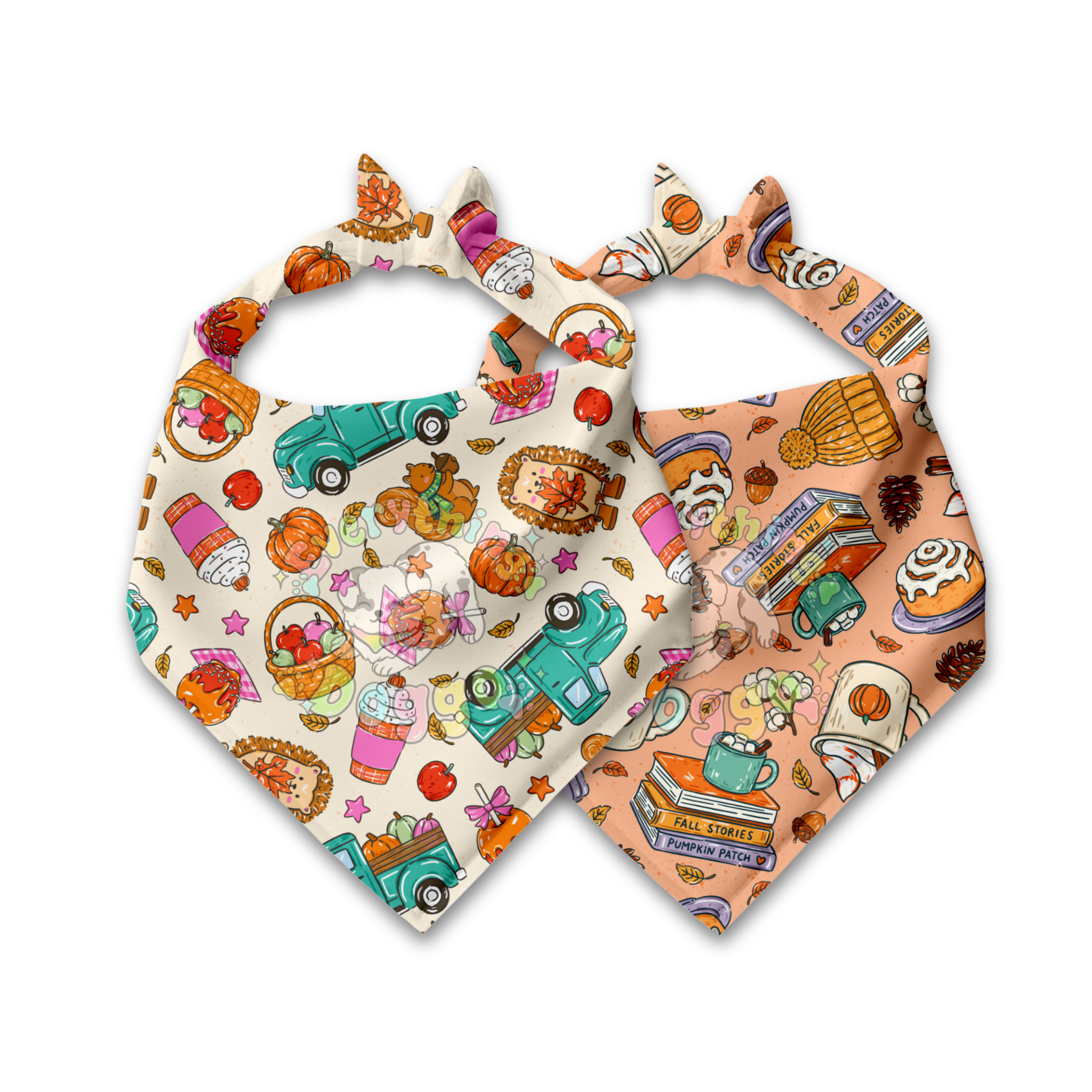 Autumn Whimsy - Bandana (Reversible)
