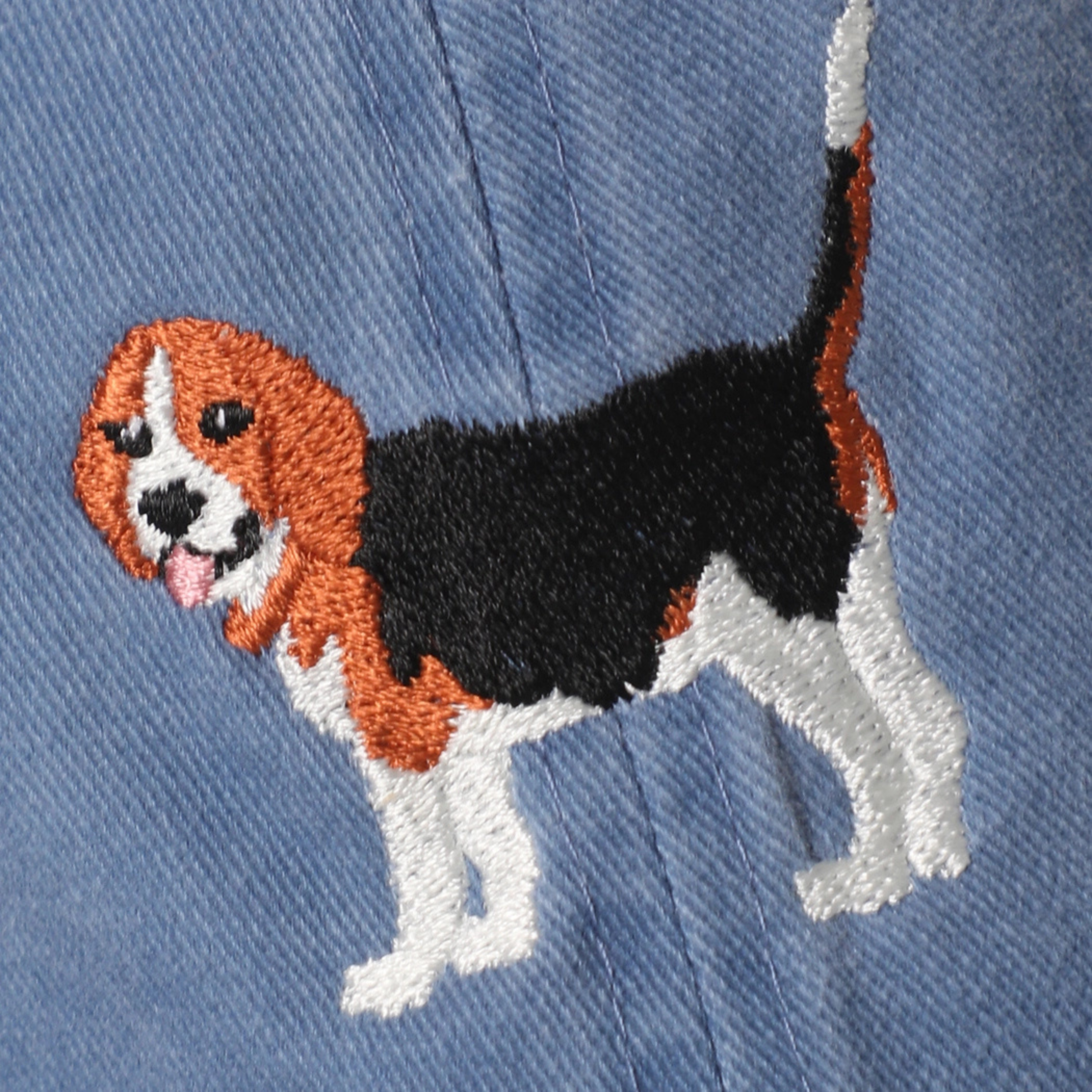 Beagle Embroidered Cotton Baseball Cap