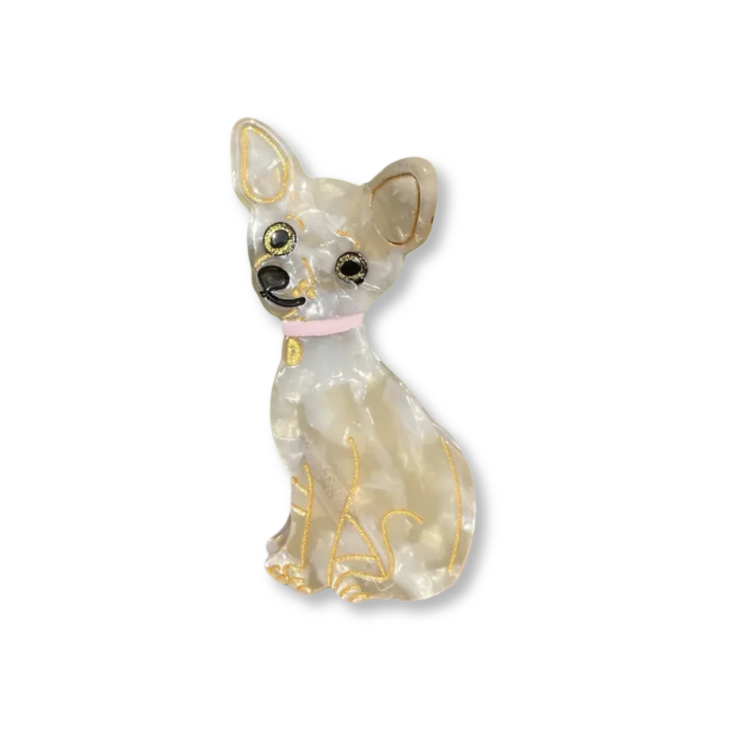 Chihuahua Hair Claw Clip