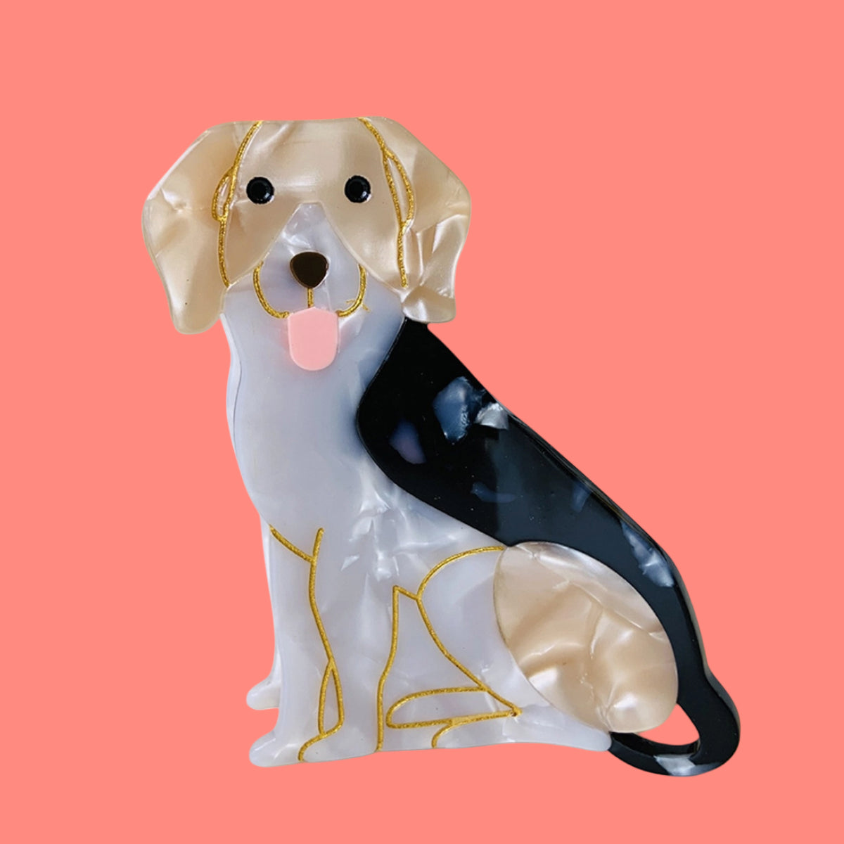 Beagle Hair Claw Clip