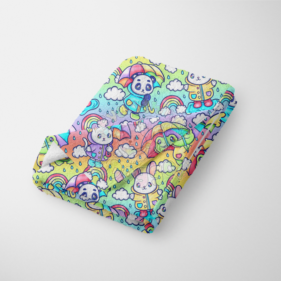 Rainy Day Animals - Towel