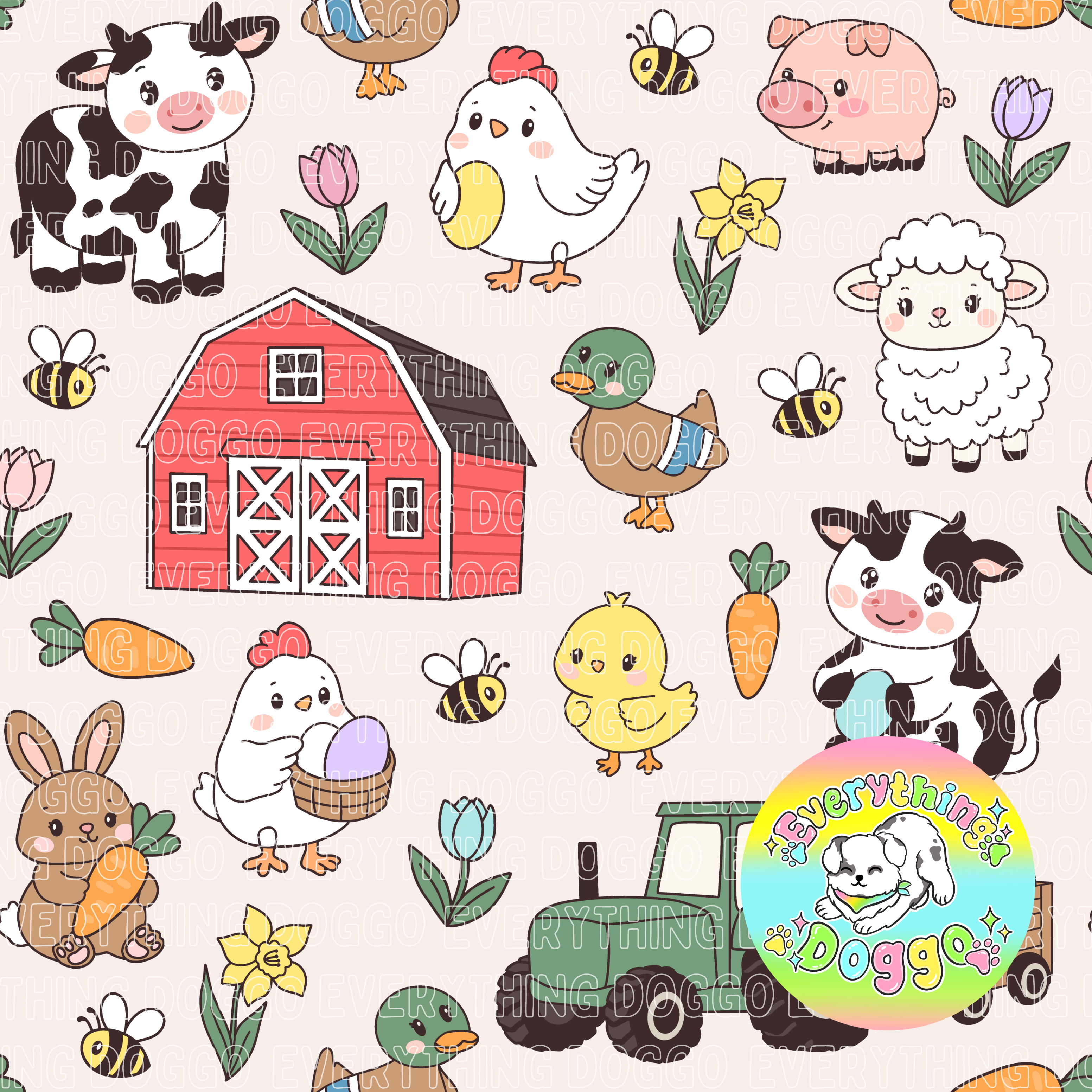 Easter on the Farm - Bandana