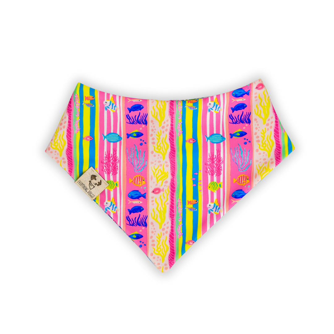 Seaside Island - Active Snap On Bandana (Reversible)