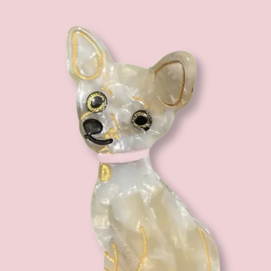 Chihuahua Hair Claw Clip